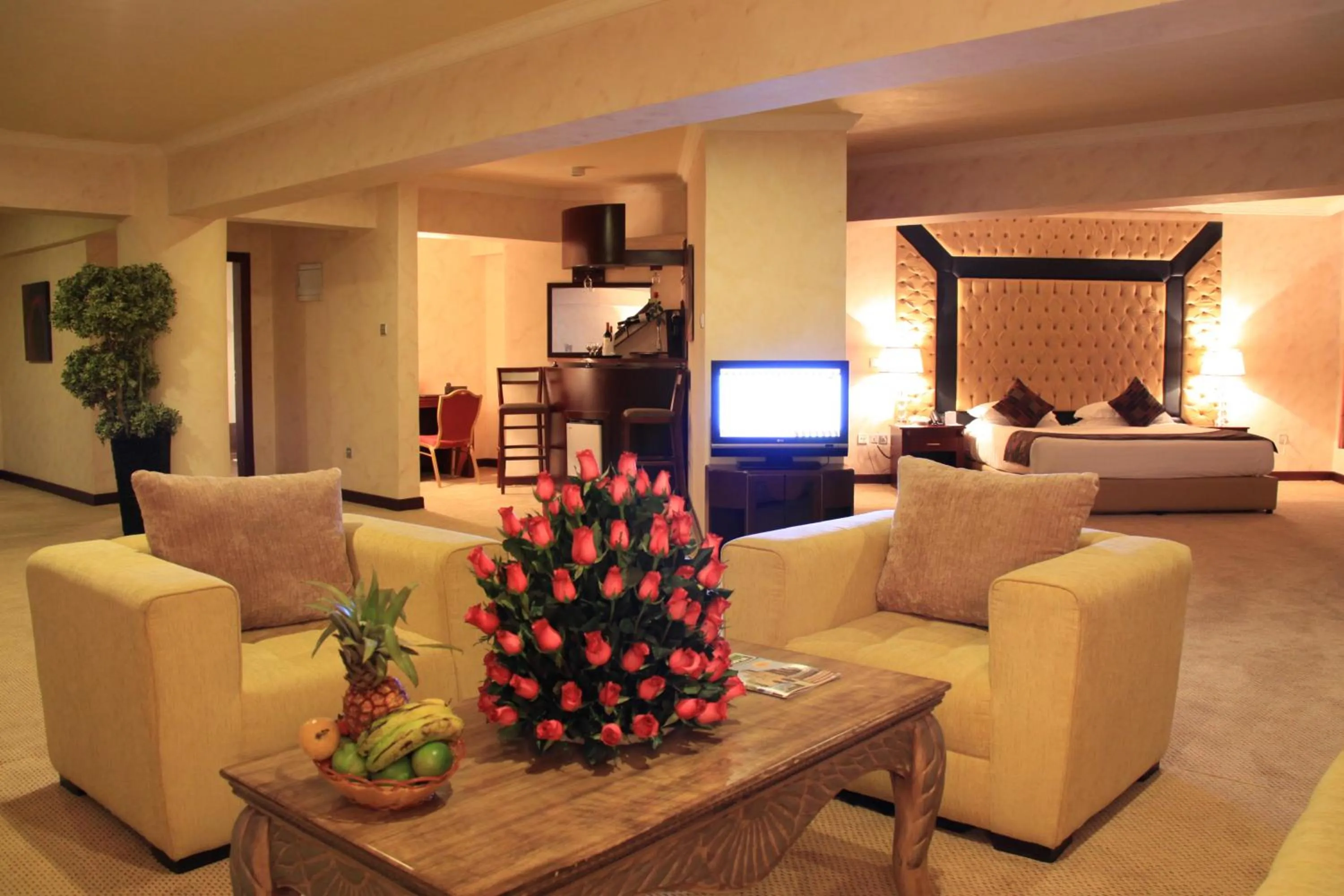 Living room in Inter Luxury Hotel