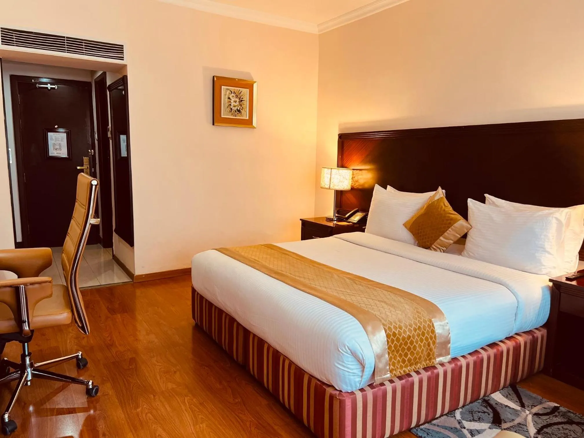 Bed in Inter Luxury Hotel