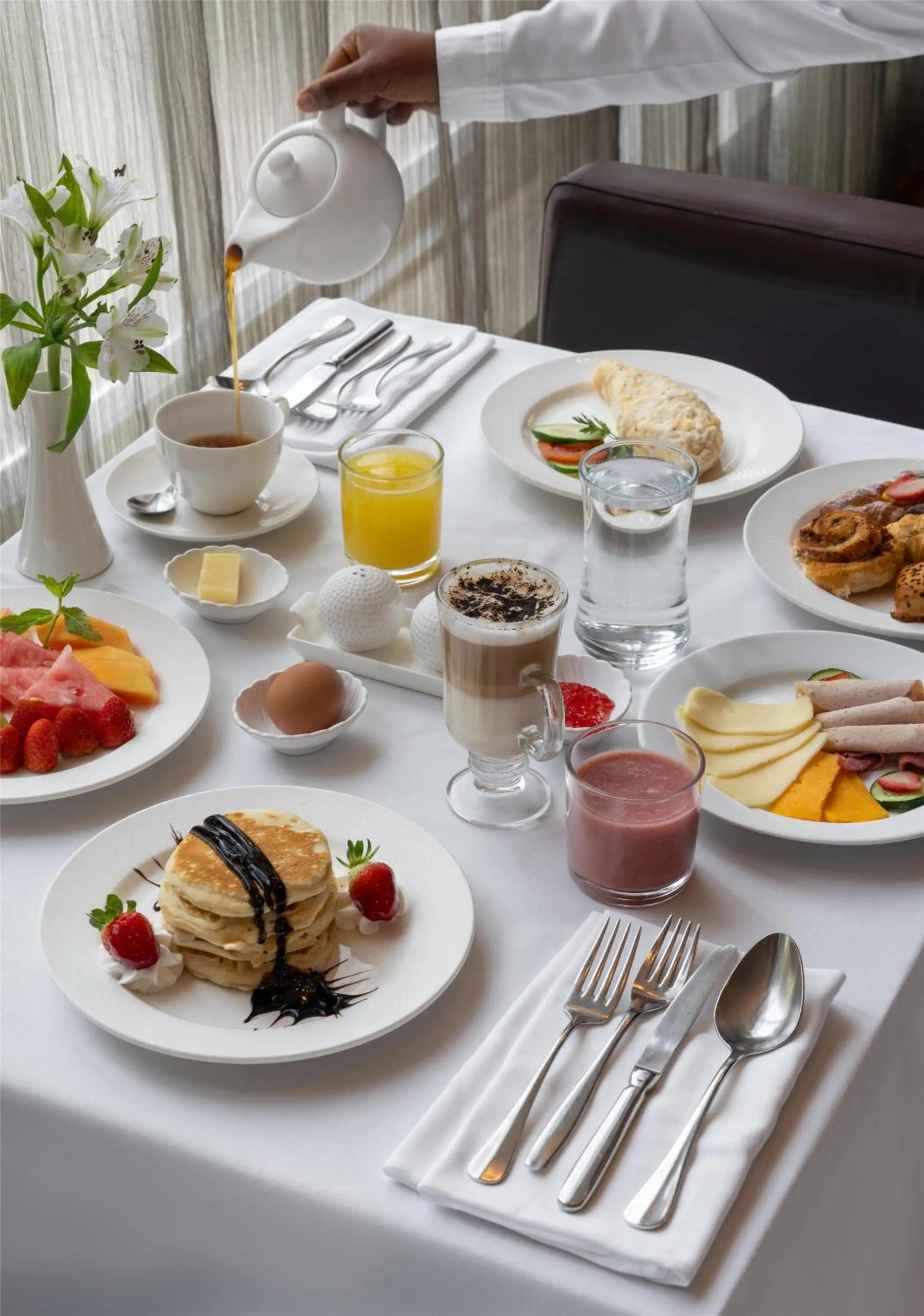 Breakfast in Radisson Blu Hotel, Addis Ababa