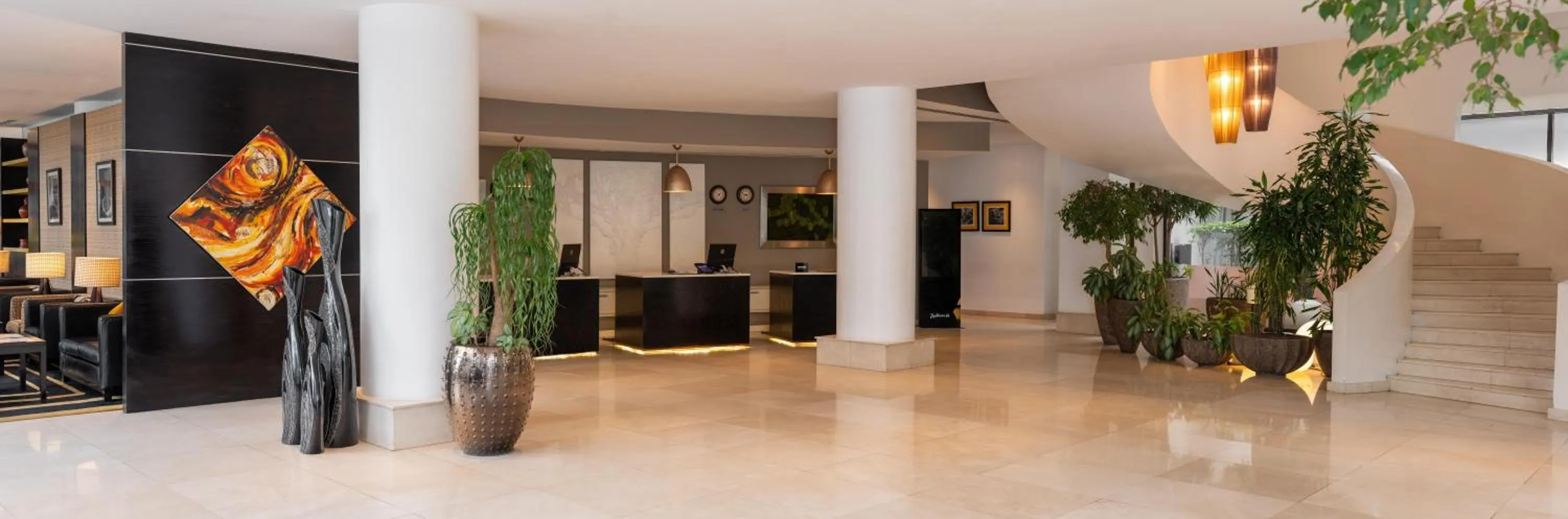 Lobby or reception in Radisson Blu Hotel, Addis Ababa