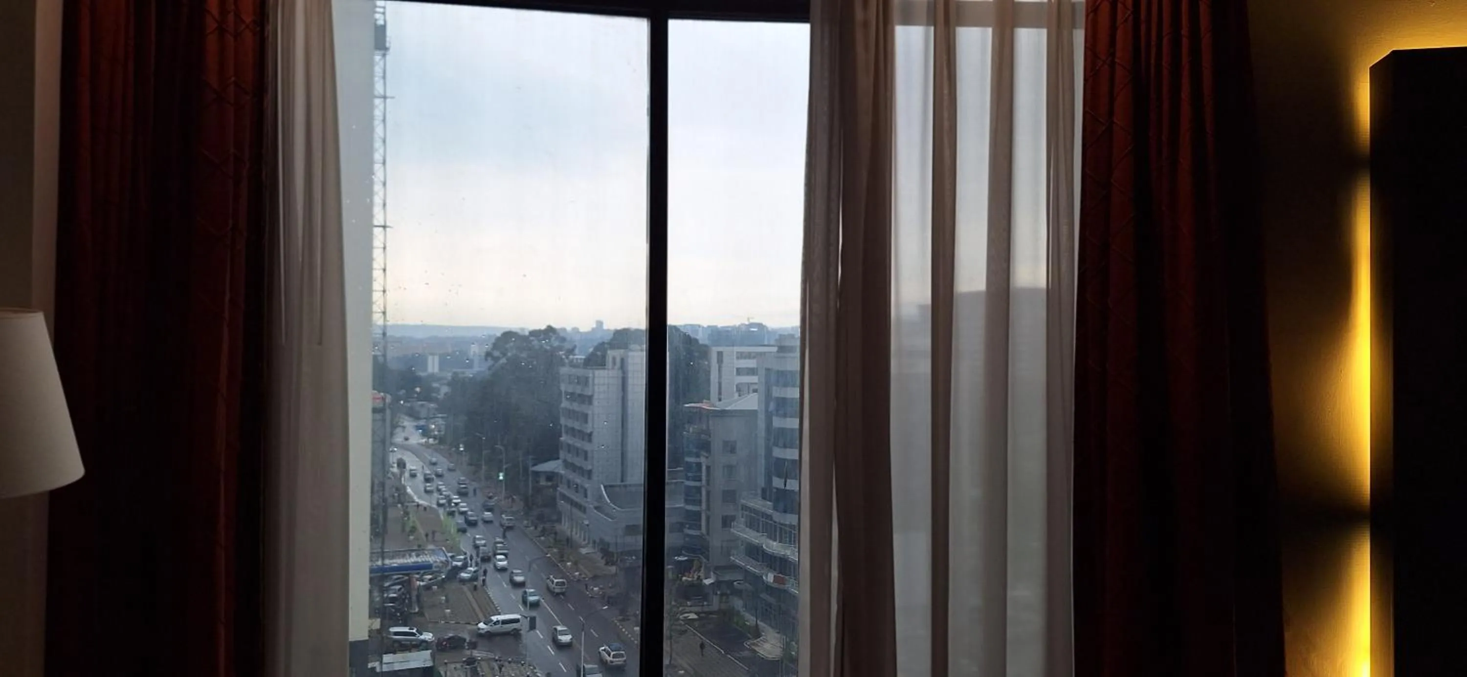 City view in Radisson Blu Hotel, Addis Ababa
