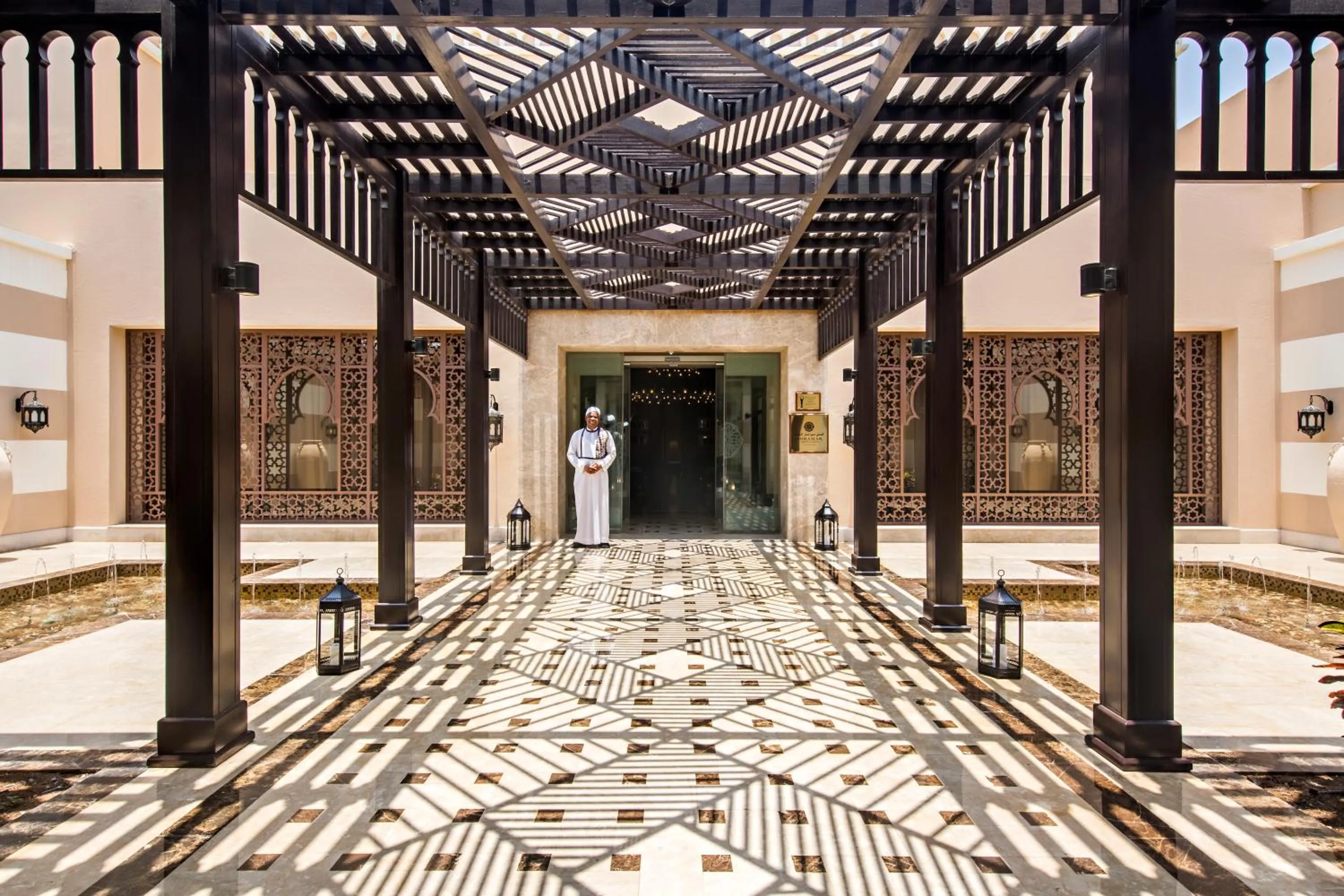 Property building in Miramar Al Aqah Beach Resort