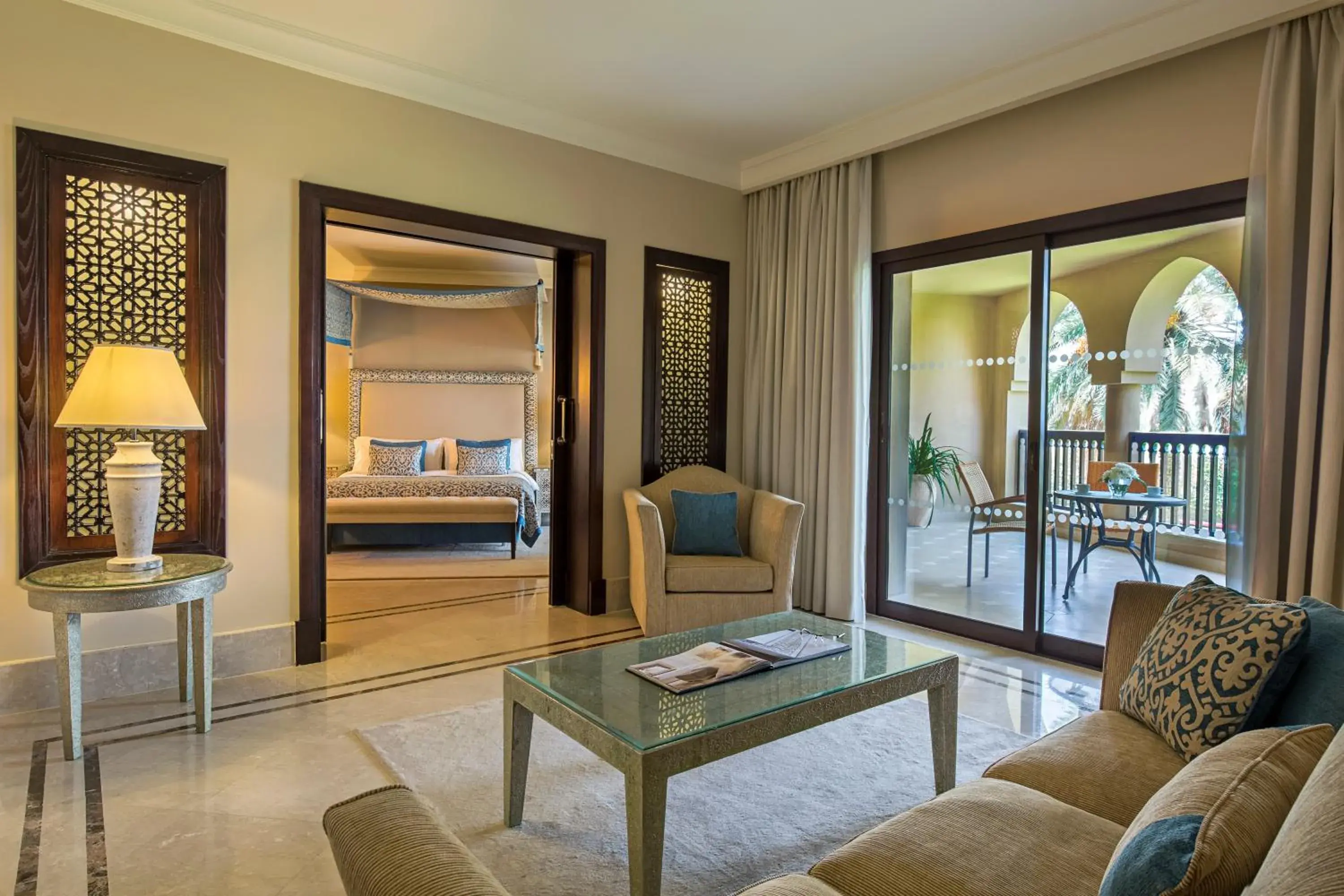 Al Rawda Two Bedroom Suite, Queen Bed, Garden View - single occupancy - Includes 20% Discount on F&B in Miramar Al Aqah Beach Resort Al Rawda Two Bedroom Suite, Queen Bed, Garden View - single occupancy - Includes 20% Discount on F&B in Miramar Al Aqah Beach Resort