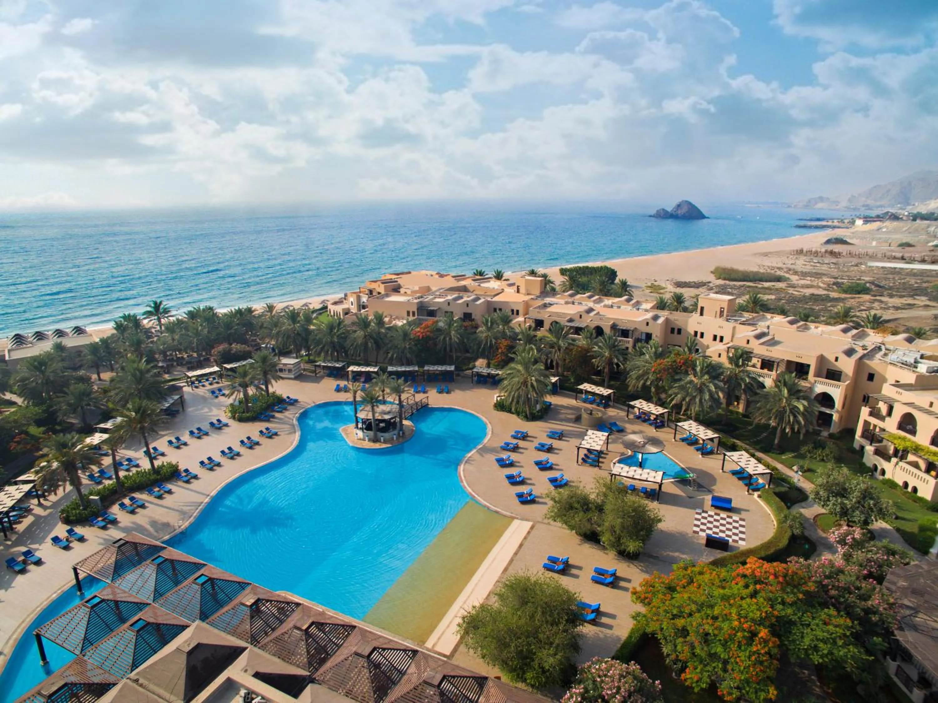 Bird's eye view in Miramar Al Aqah Beach Resort