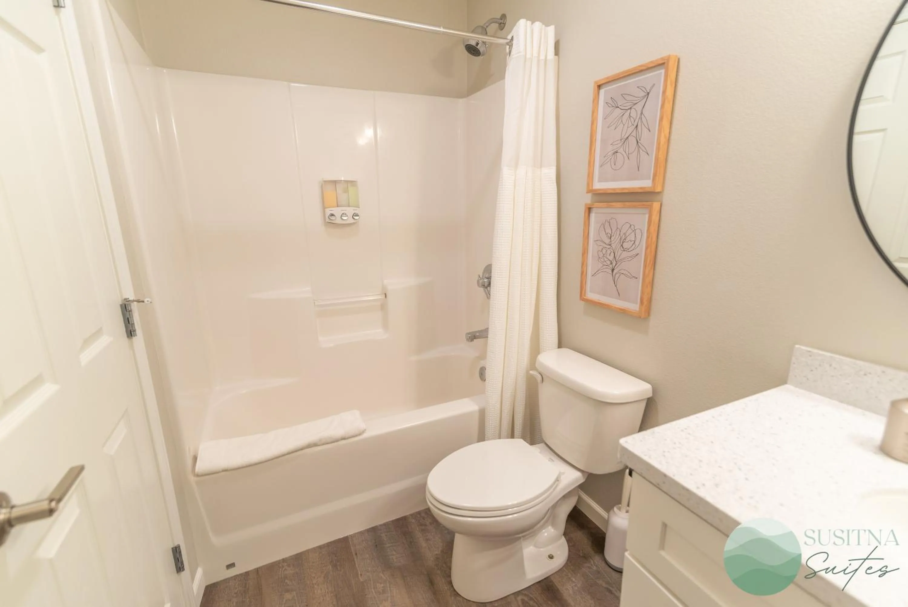 Shower in Susitna Suites