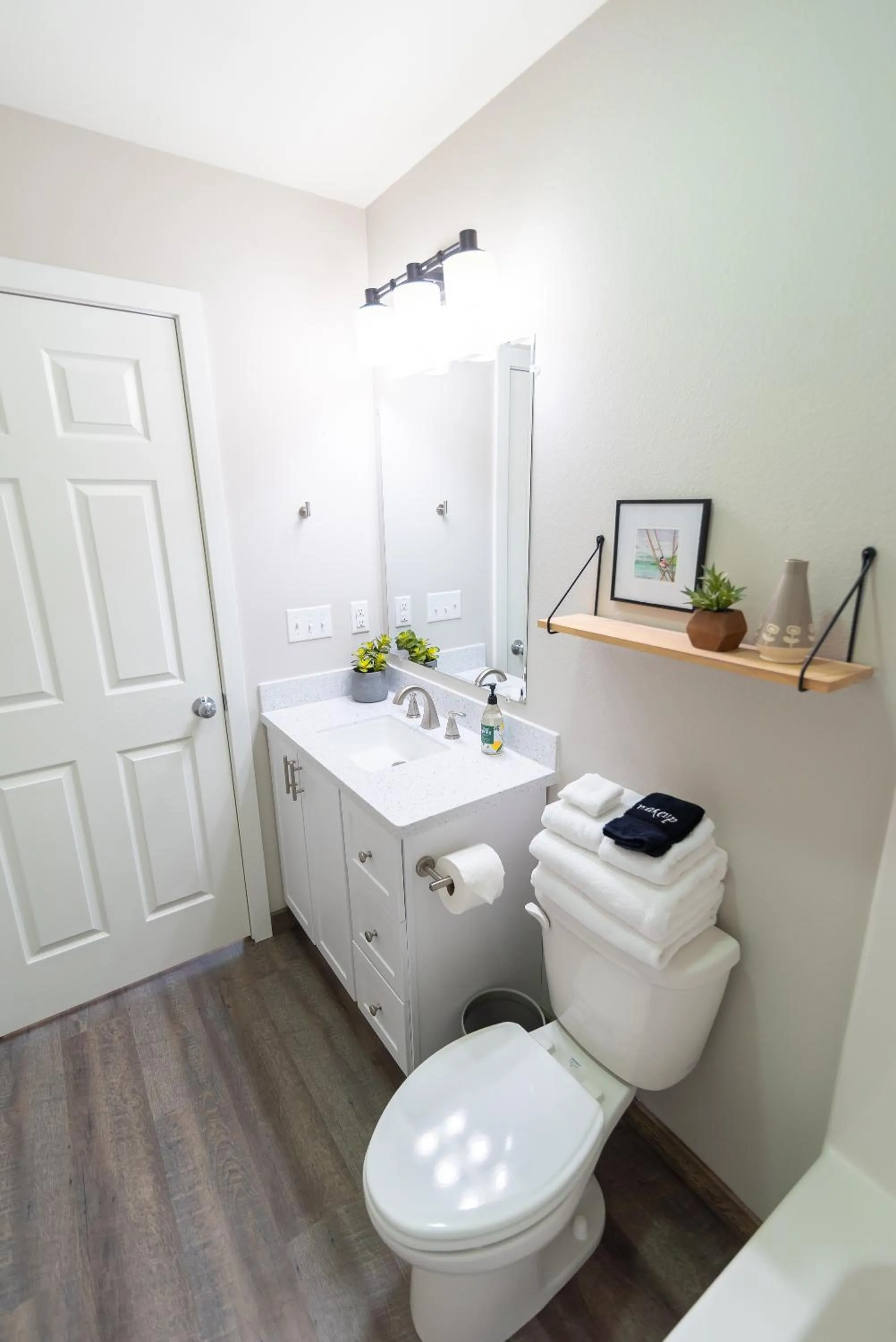 Toilet in Susitna Suites