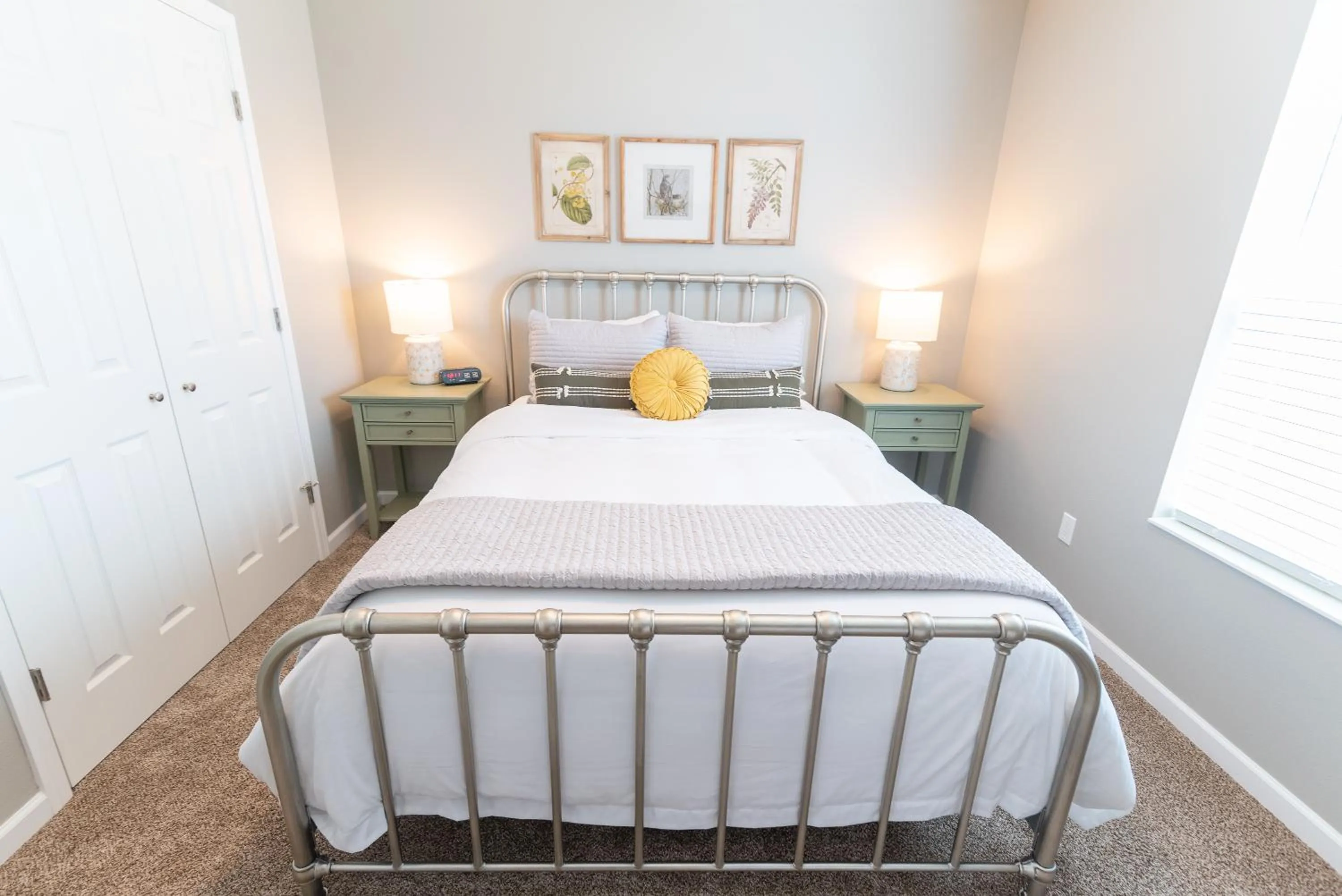 Bed in Susitna Suites