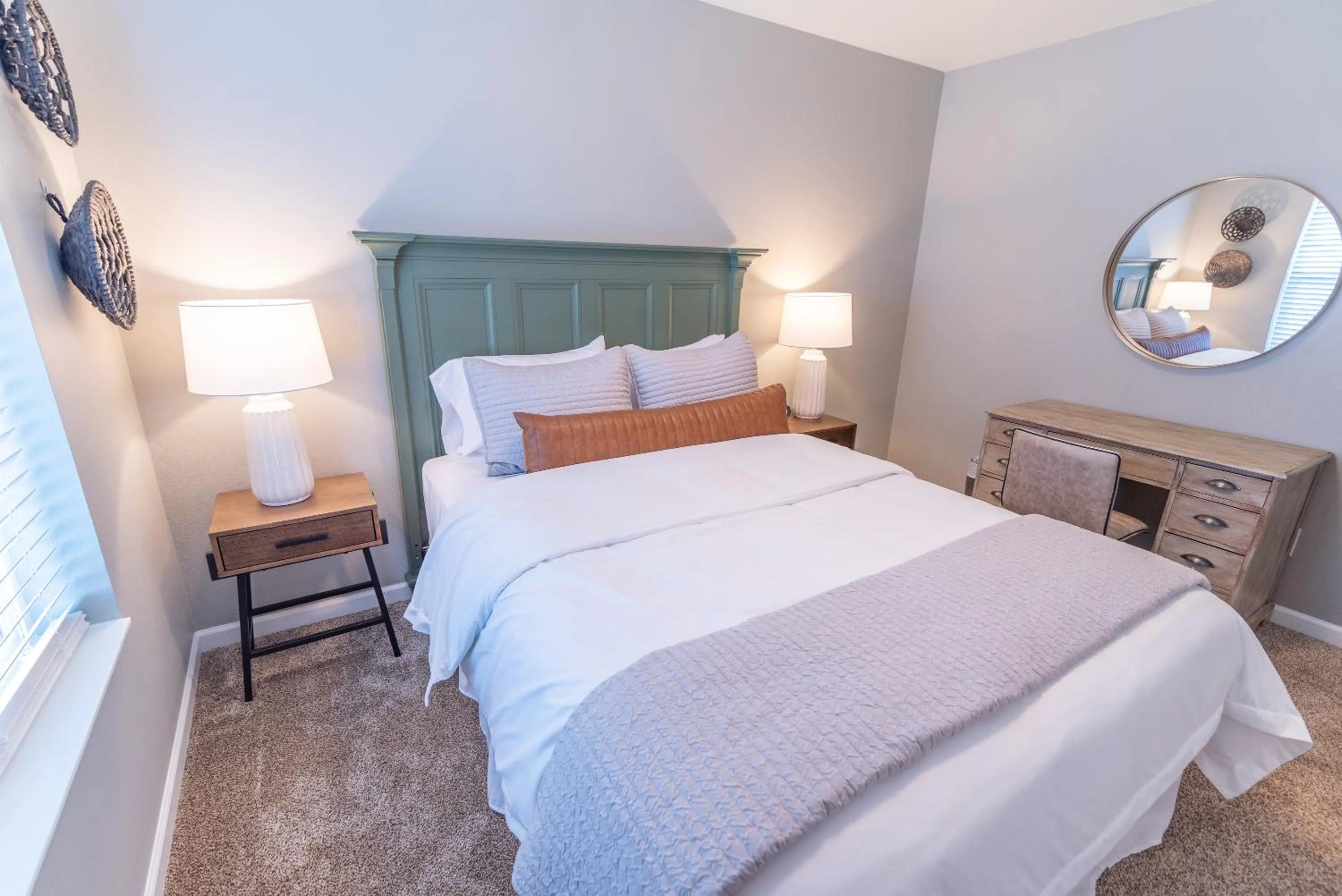 Bed in Susitna Suites