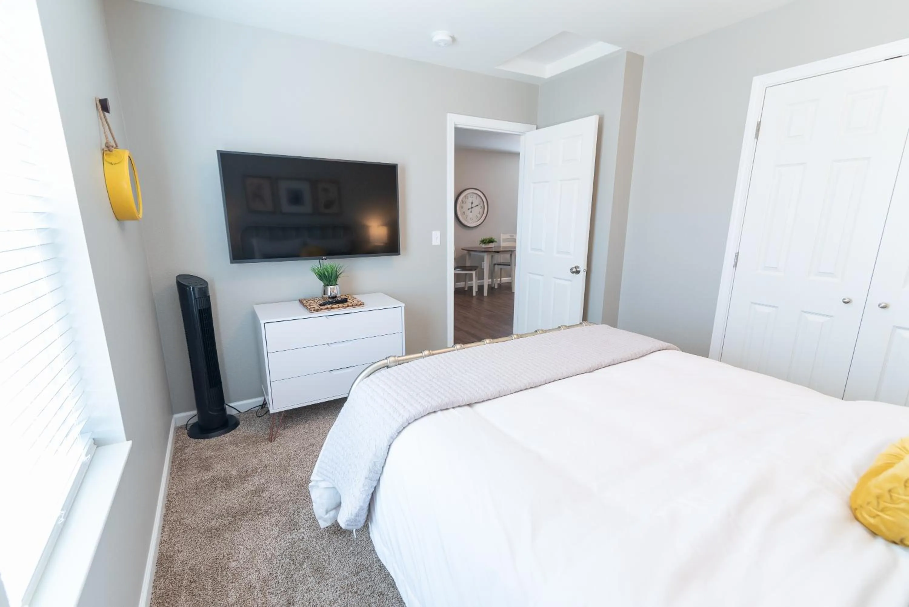 Bed in Susitna Suites