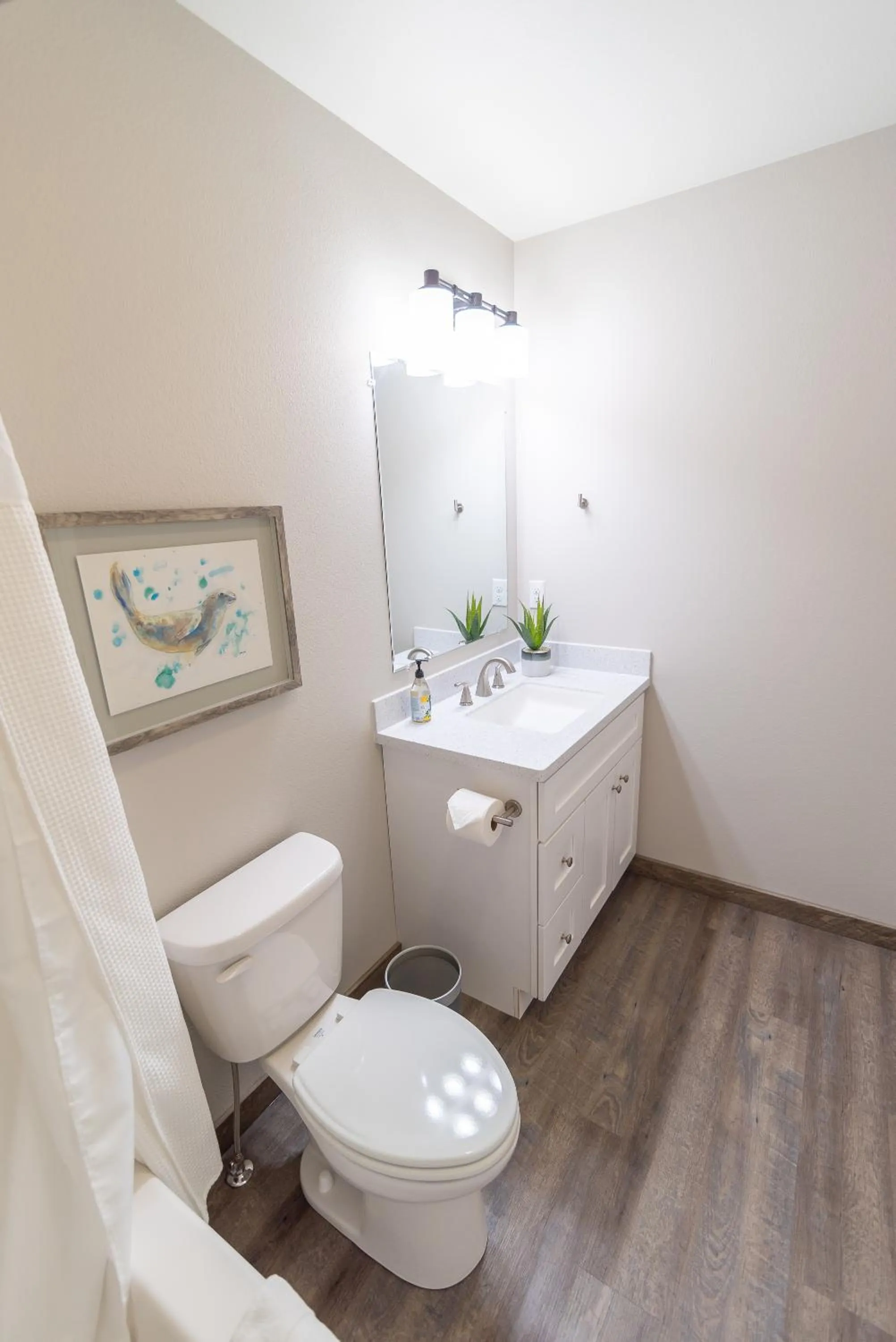 Toilet in Susitna Suites