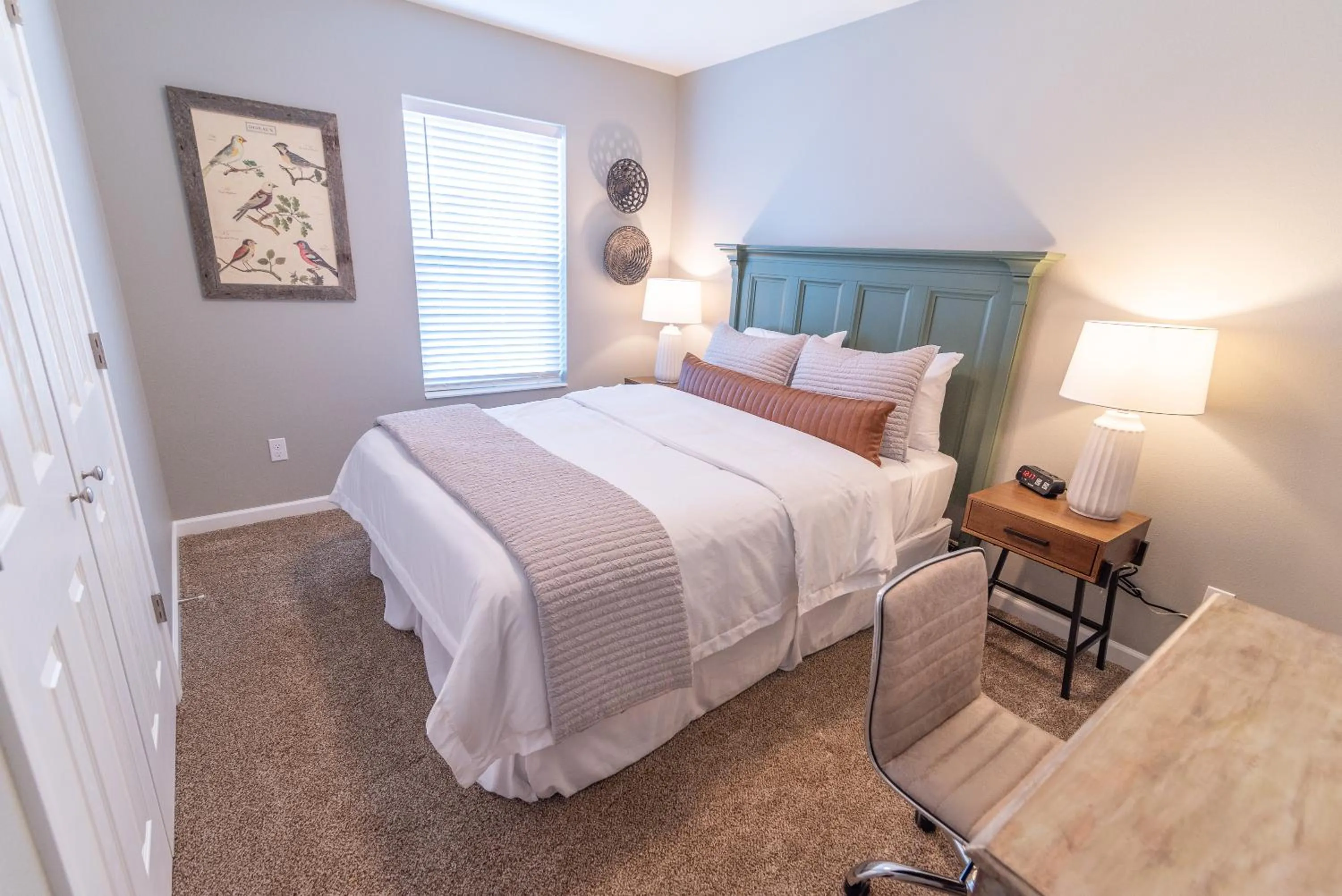 Bed in Susitna Suites