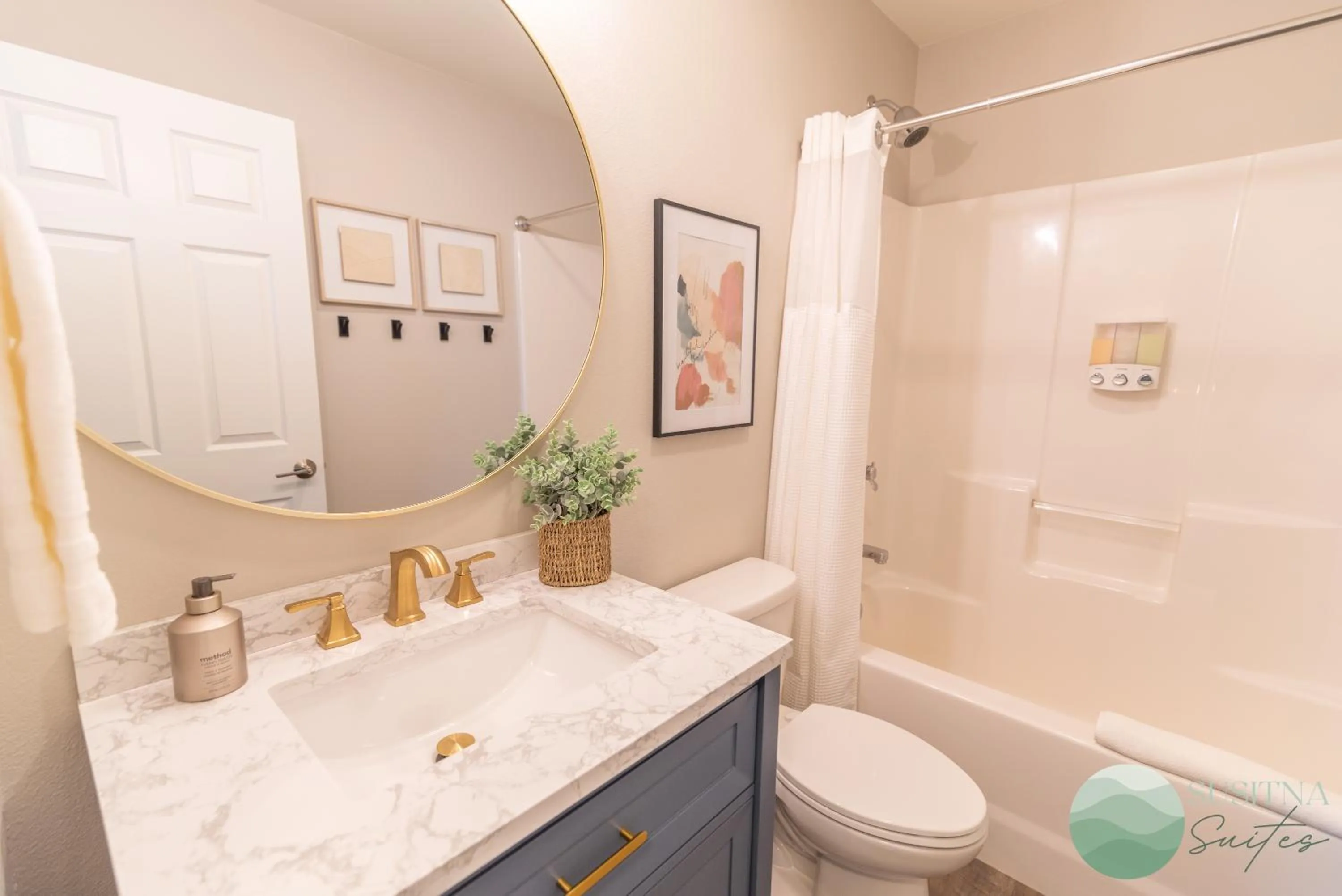 Shower in Susitna Suites