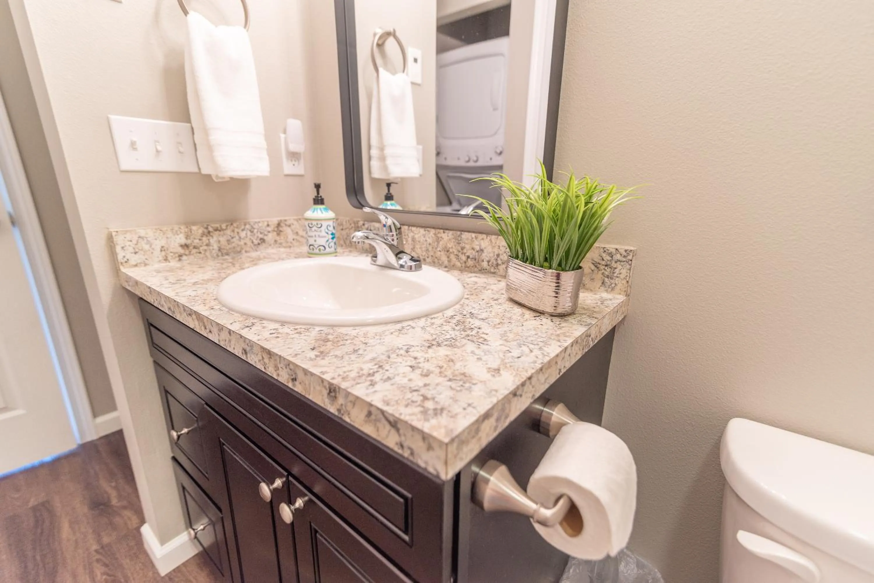 Bathroom in Susitna Suites