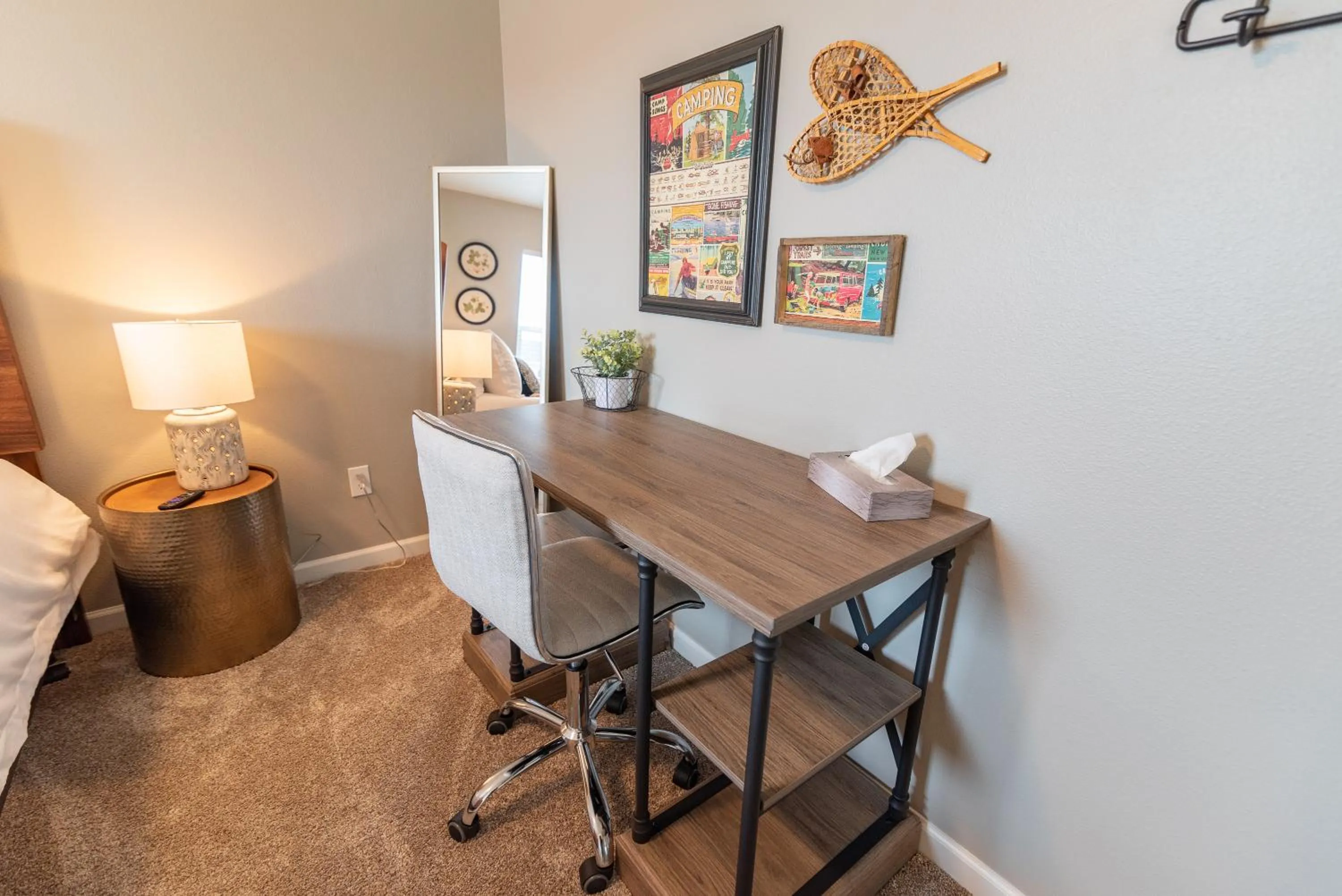 Bedroom in Susitna Suites