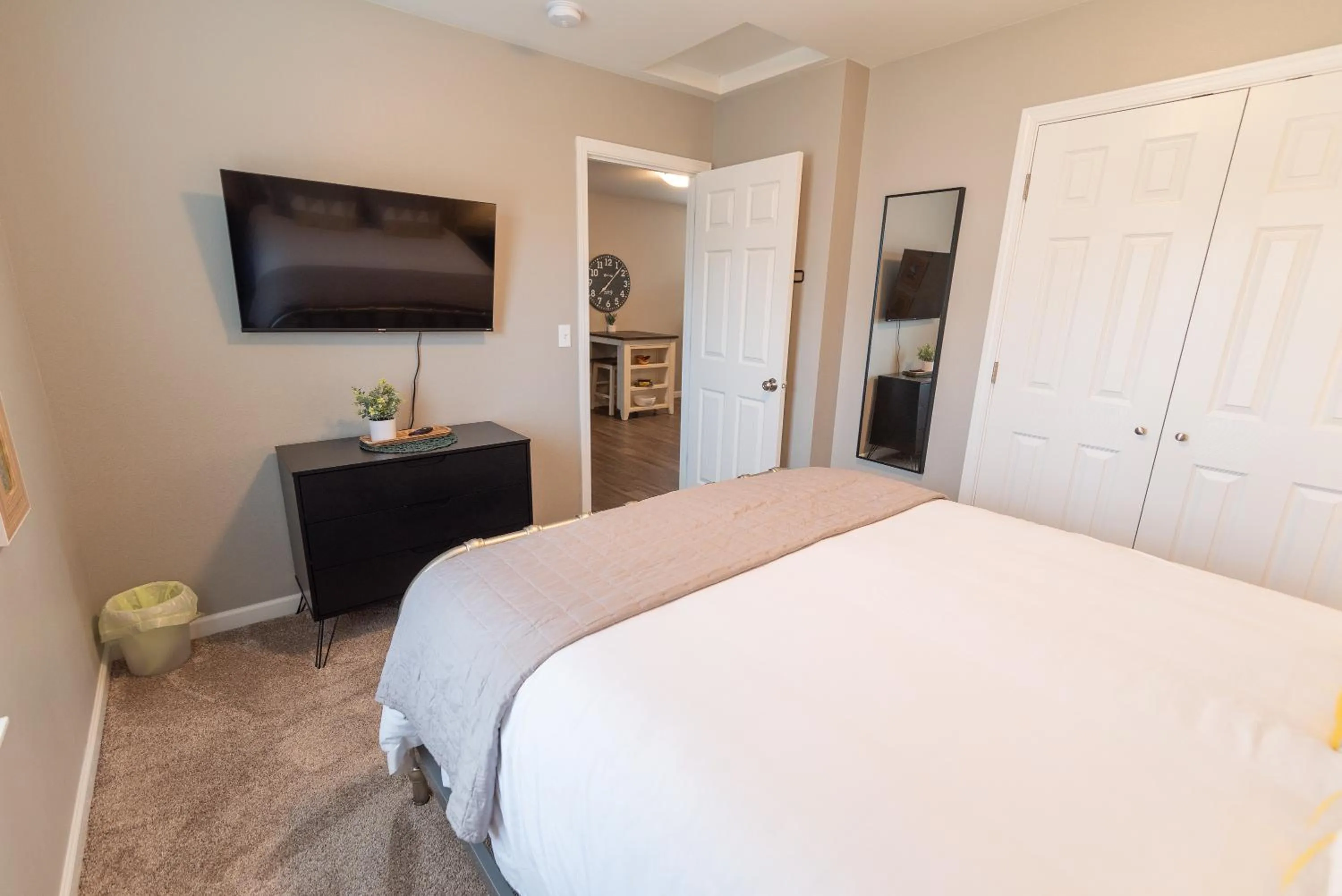 Bed in Susitna Suites