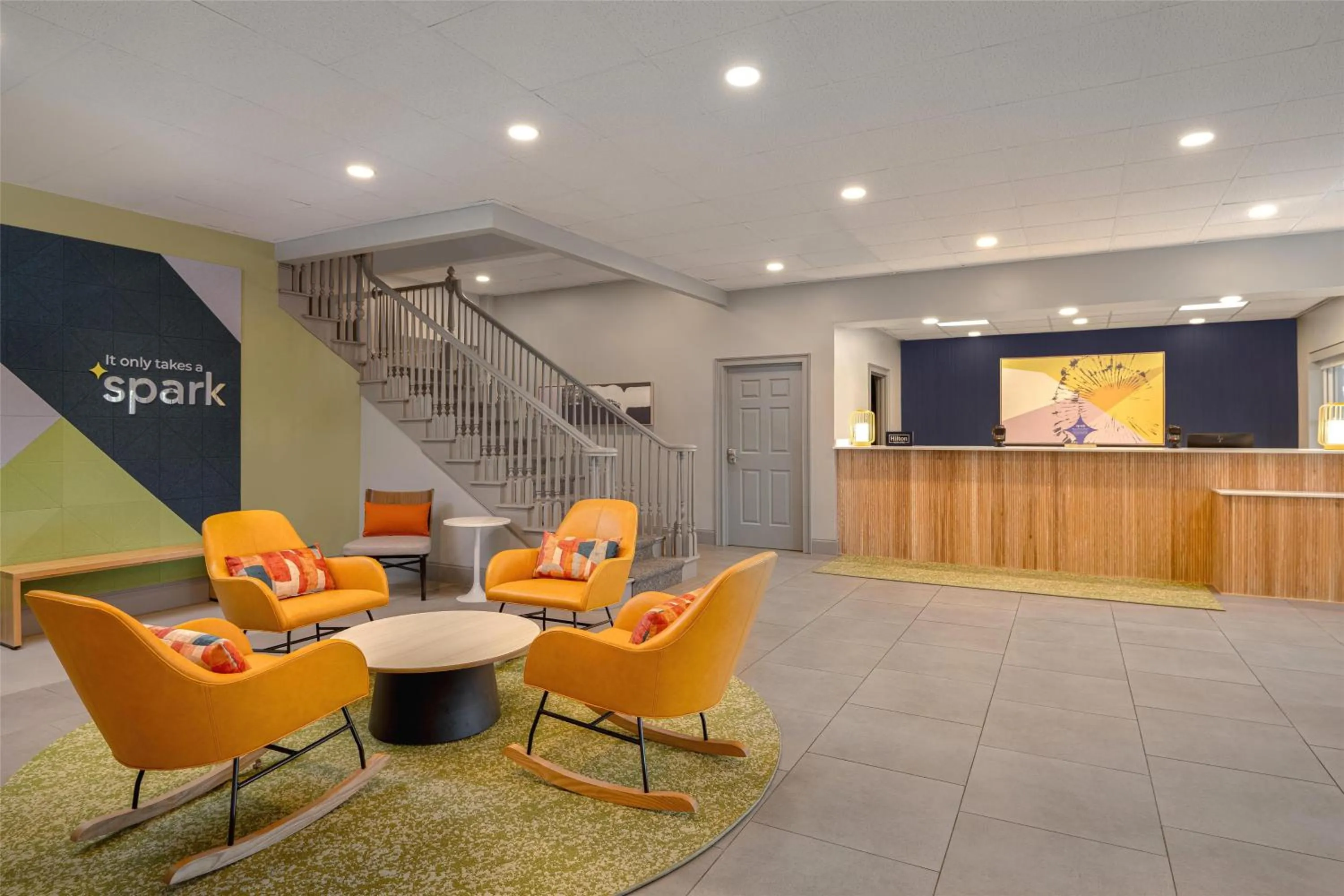 Lobby or reception in Spark By Hilton Orangeburg