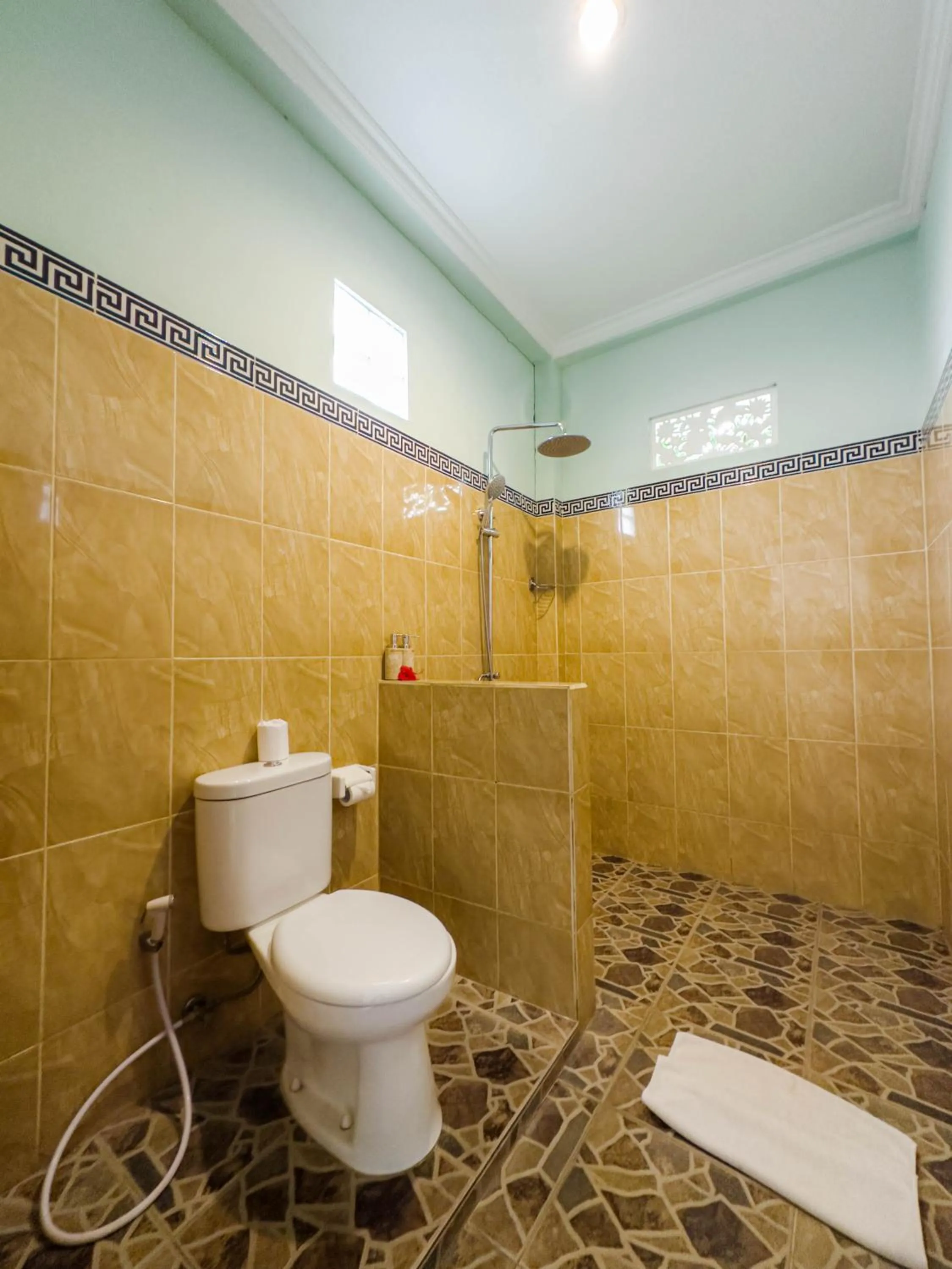 Bathroom in Ubud Shanti Rice Field House By Supala