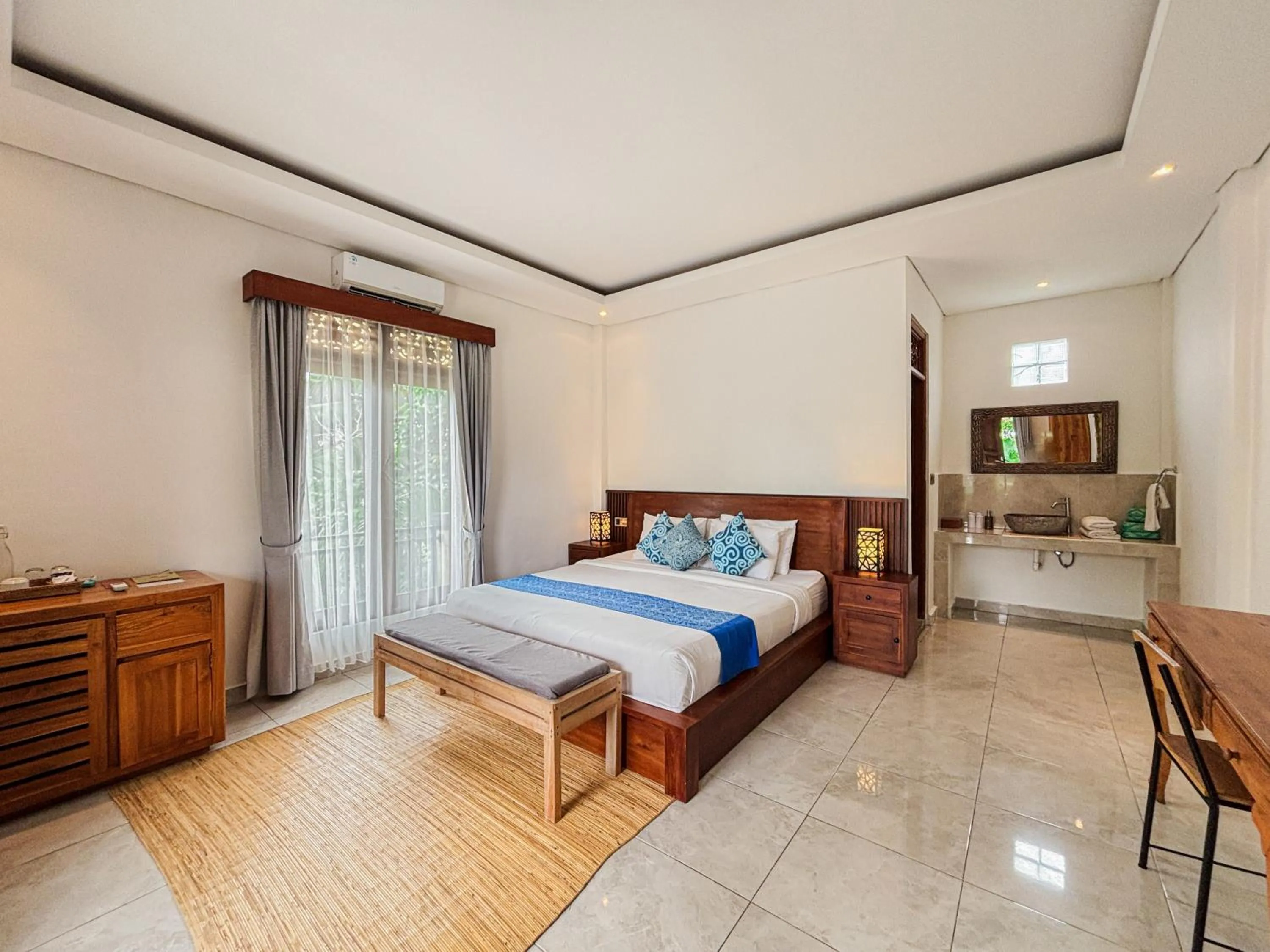 Bedroom, Bed in Ubud Shanti Rice Field House By Supala