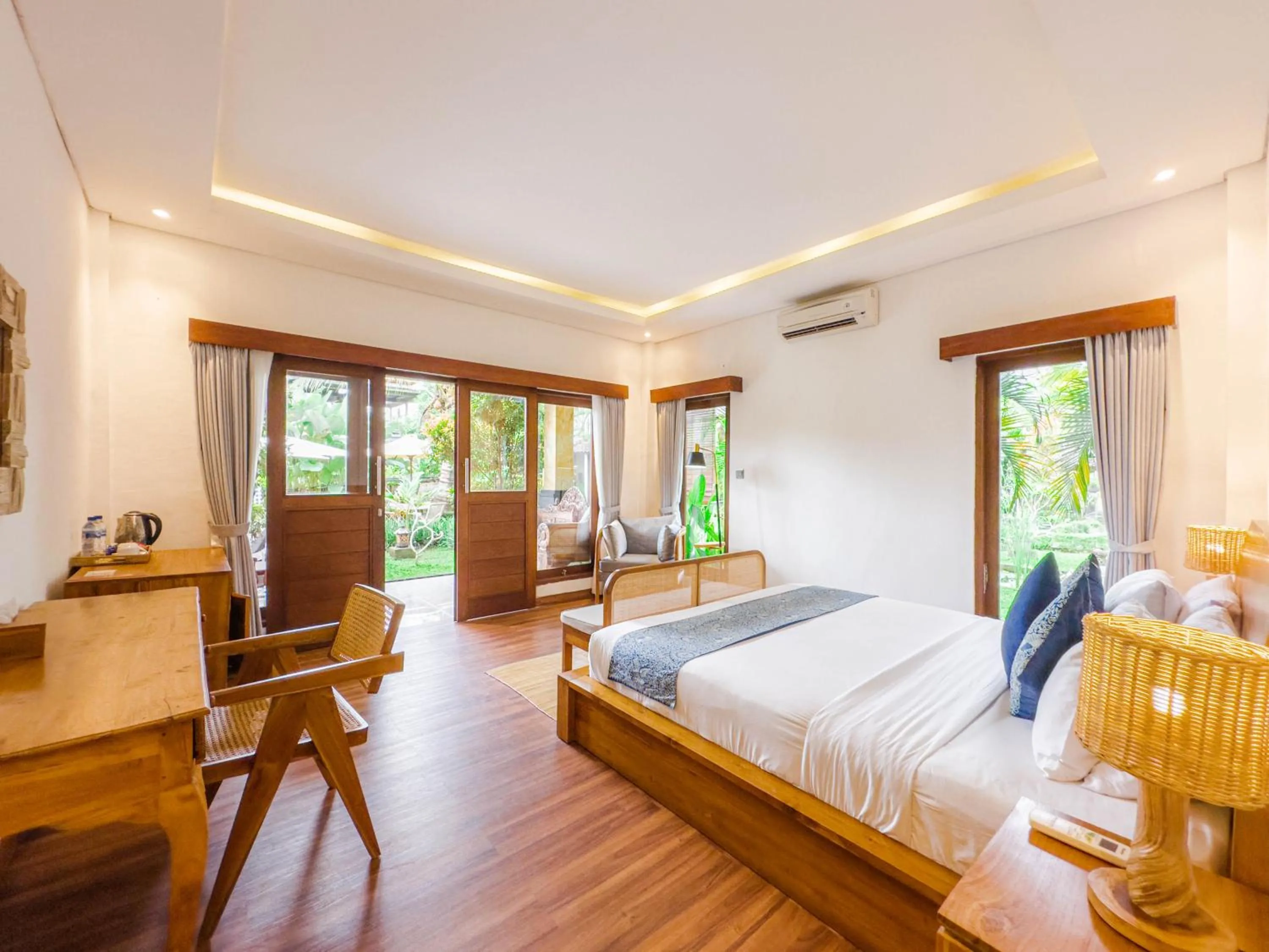 Bedroom, Bed in Ubud Shanti Rice Field House By Supala