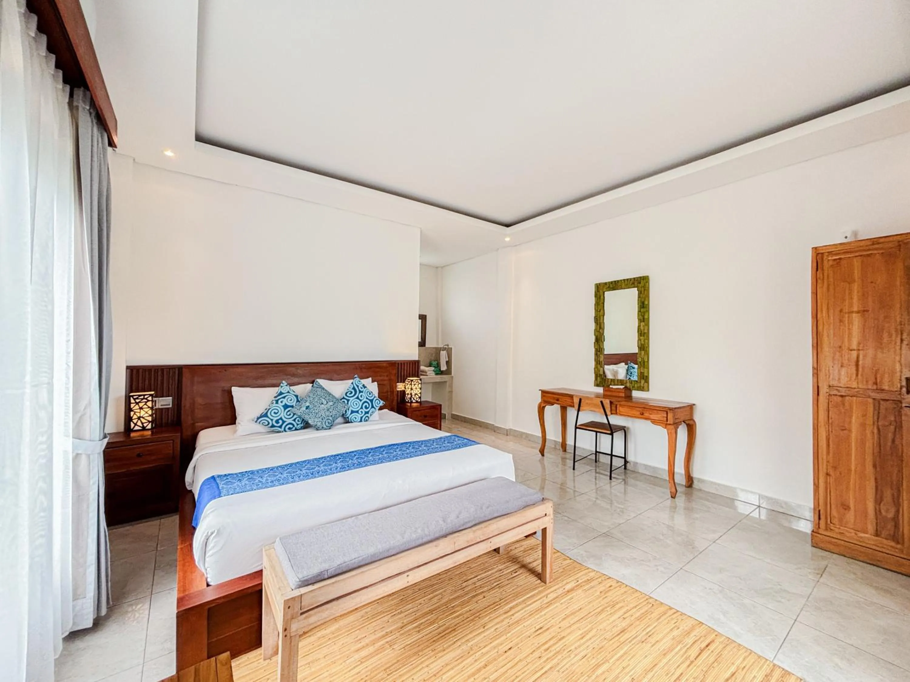 Bedroom, Bed in Ubud Shanti Rice Field House By Supala