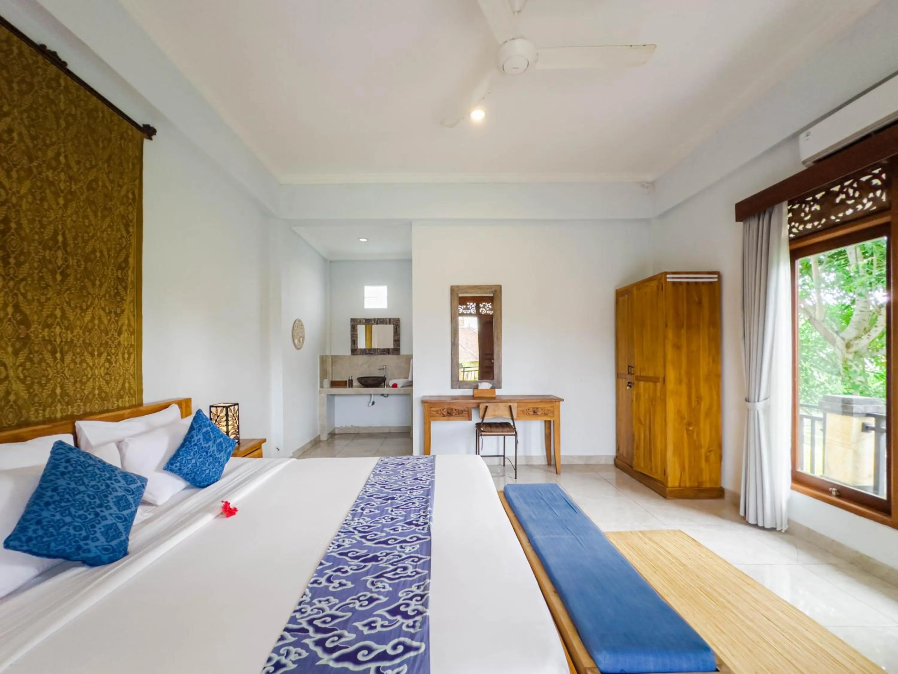 Bedroom, Bed in Ubud Shanti Rice Field House By Supala