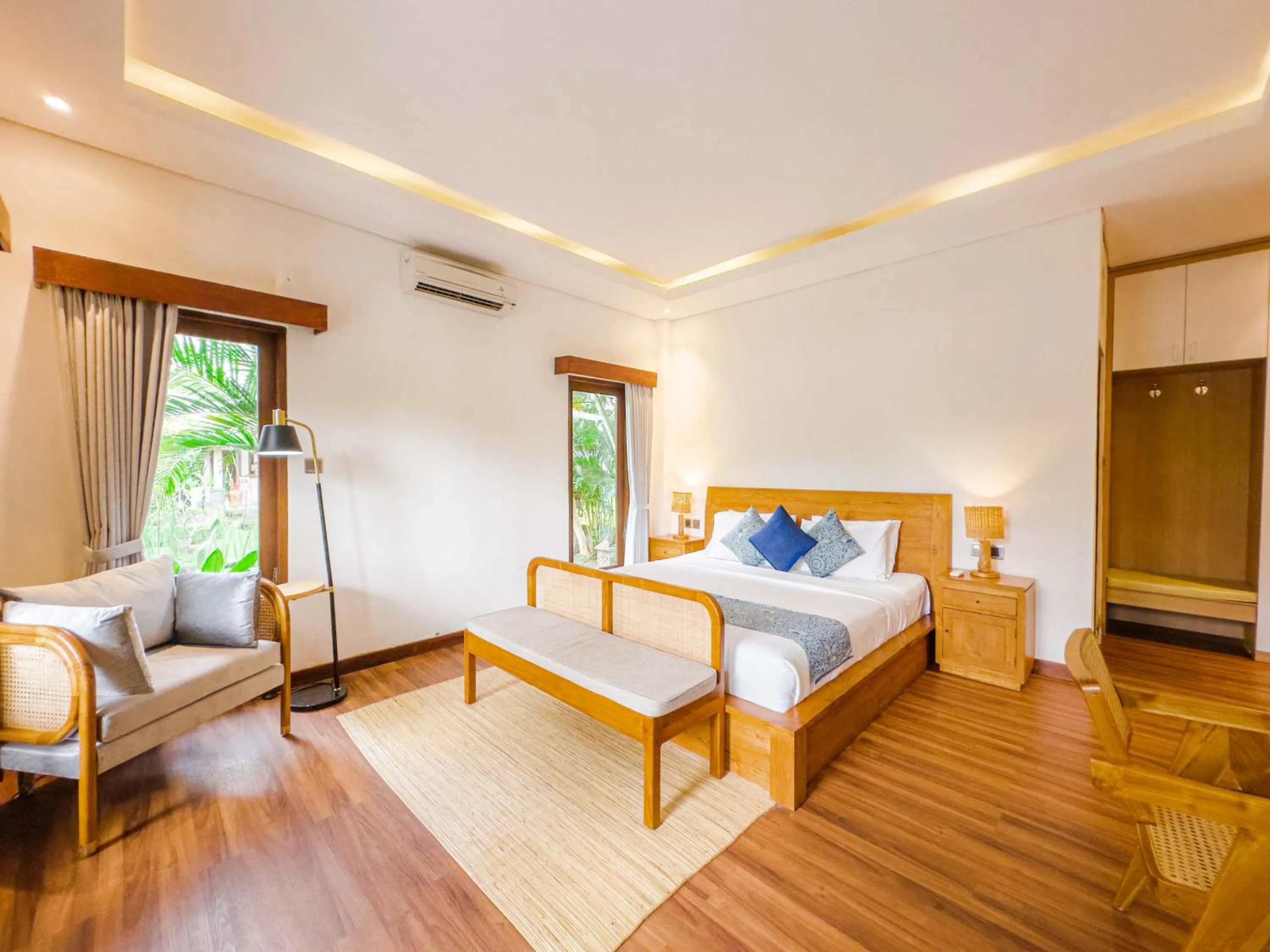 Bedroom, Bed in Ubud Shanti Rice Field House By Supala