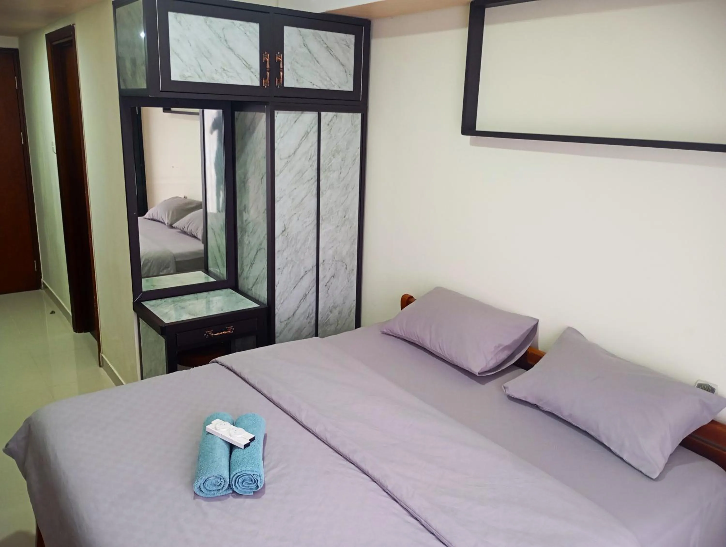 Bedroom, Bed in SleepRest @ Pollux Habibie