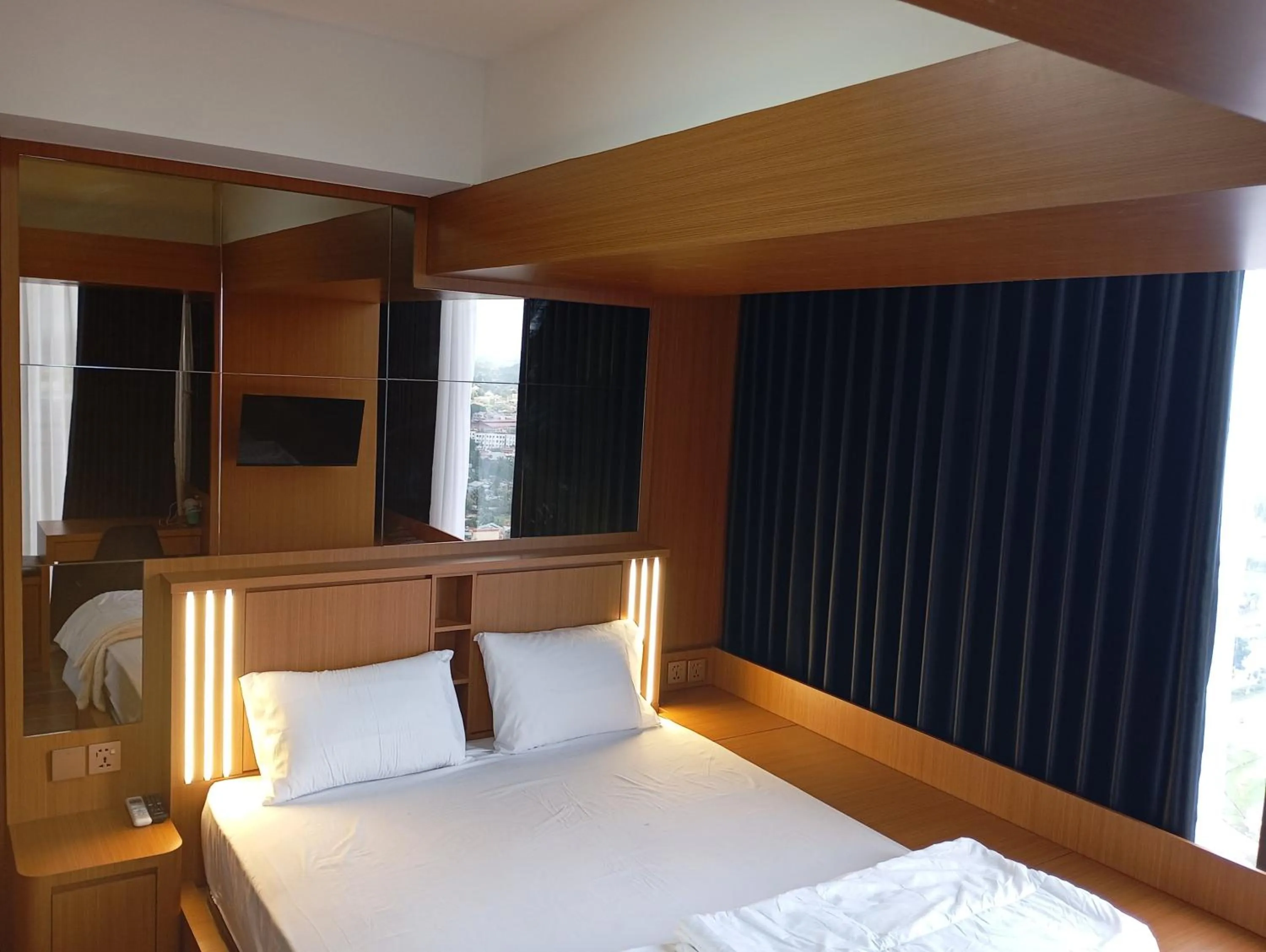 Bedroom, Bed in SleepRest @ Pollux Habibie