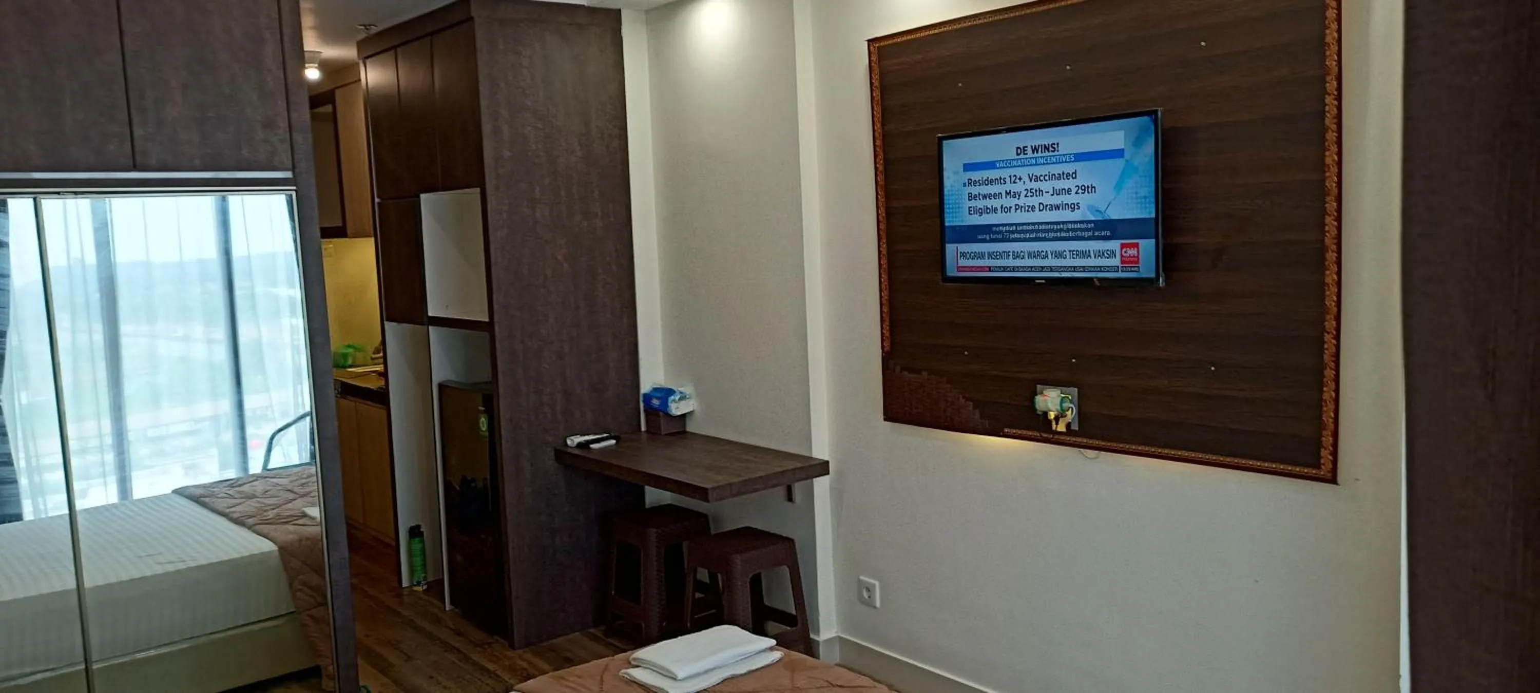 Dining area in SleepRest @ Pollux Habibie