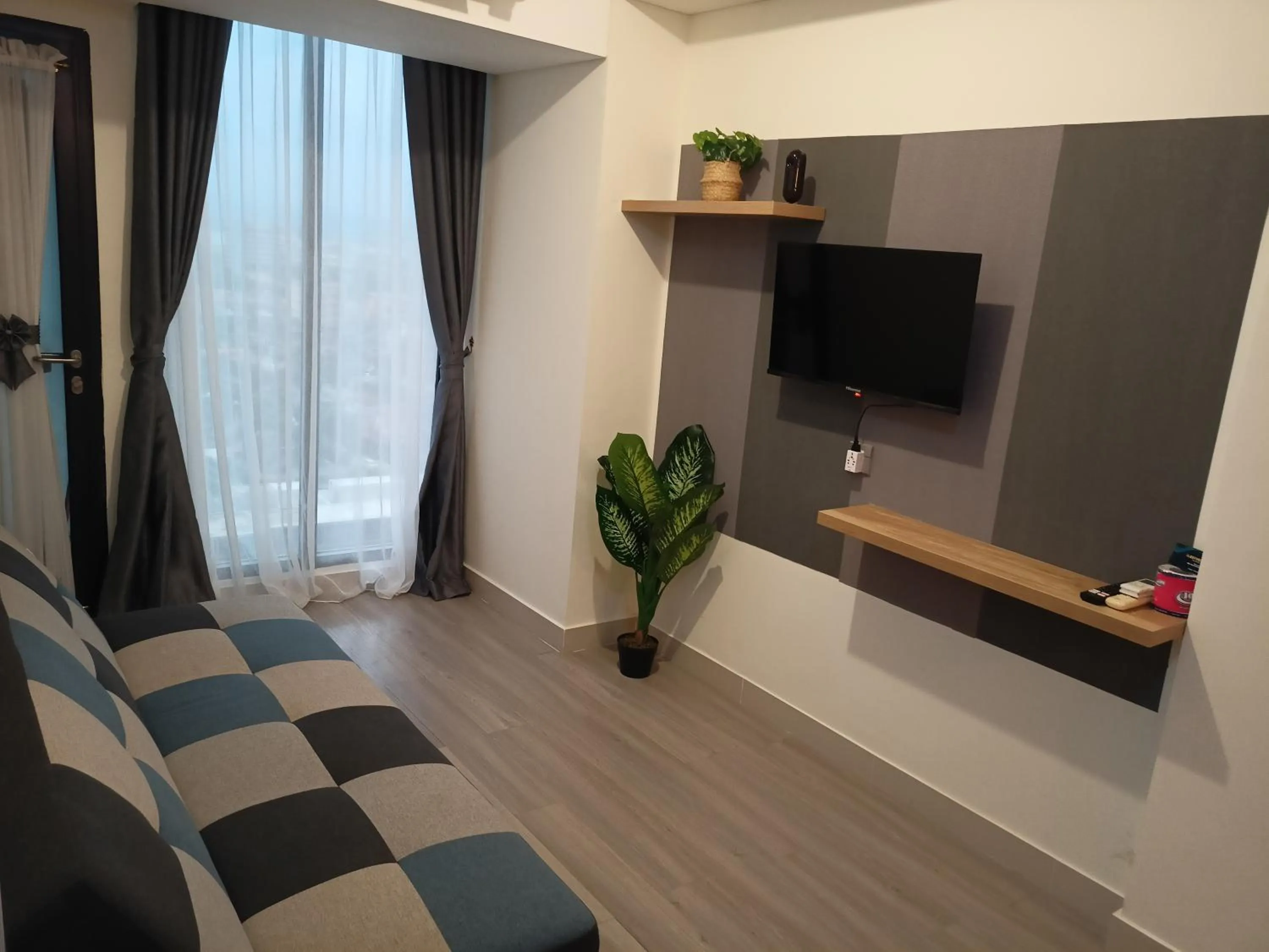 Communal lounge/ TV room, Bed in SleepRest @ Pollux Habibie