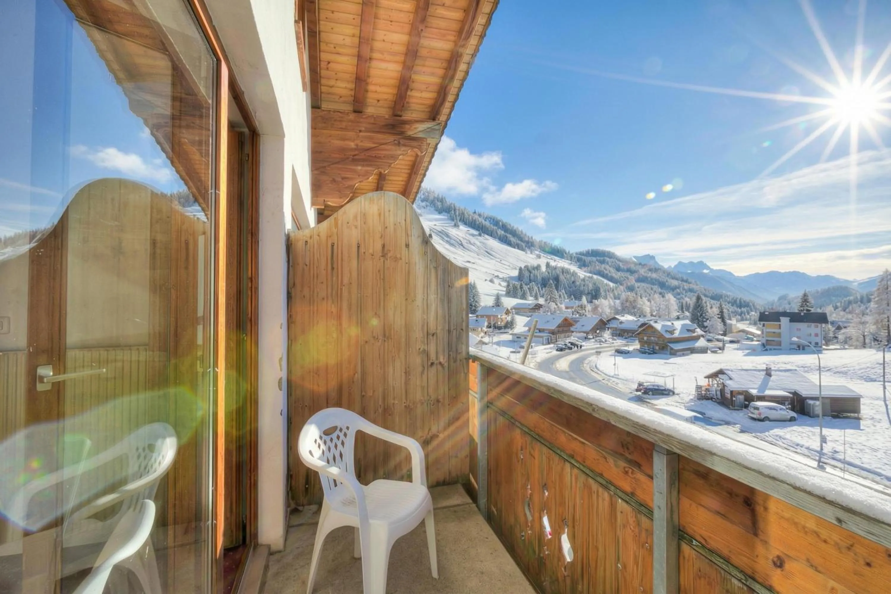 Balcony/Terrace in Hotel Relais Alpin