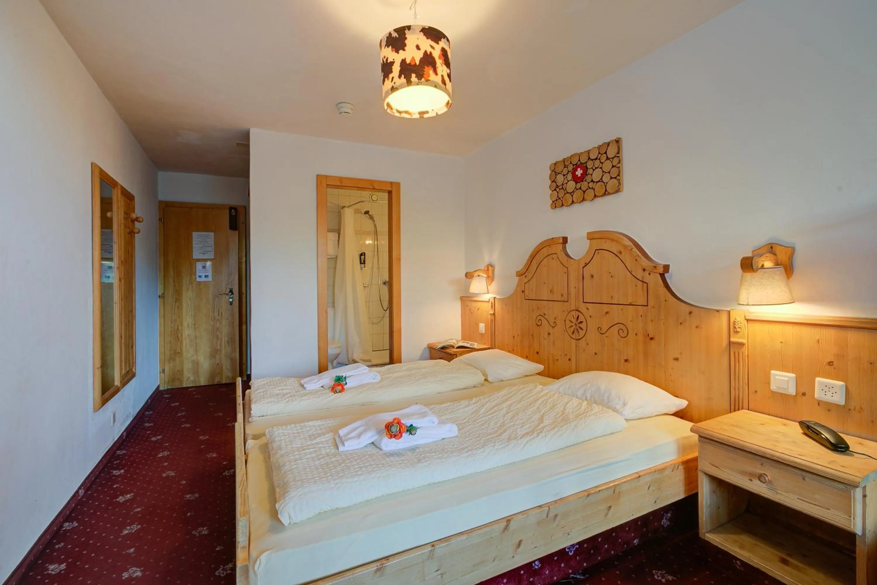 Bed in Hotel Relais Alpin