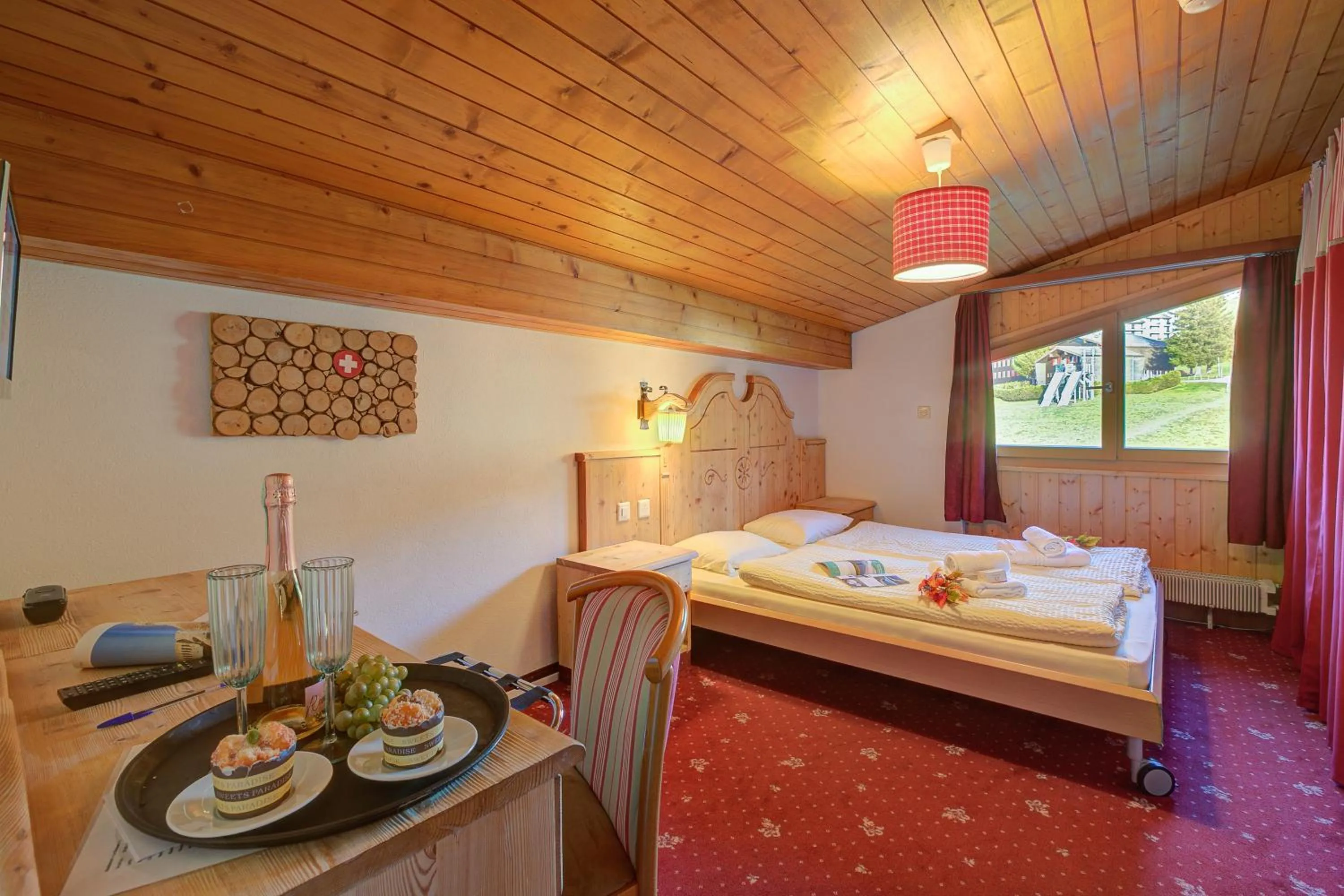 Bed in Hotel Relais Alpin