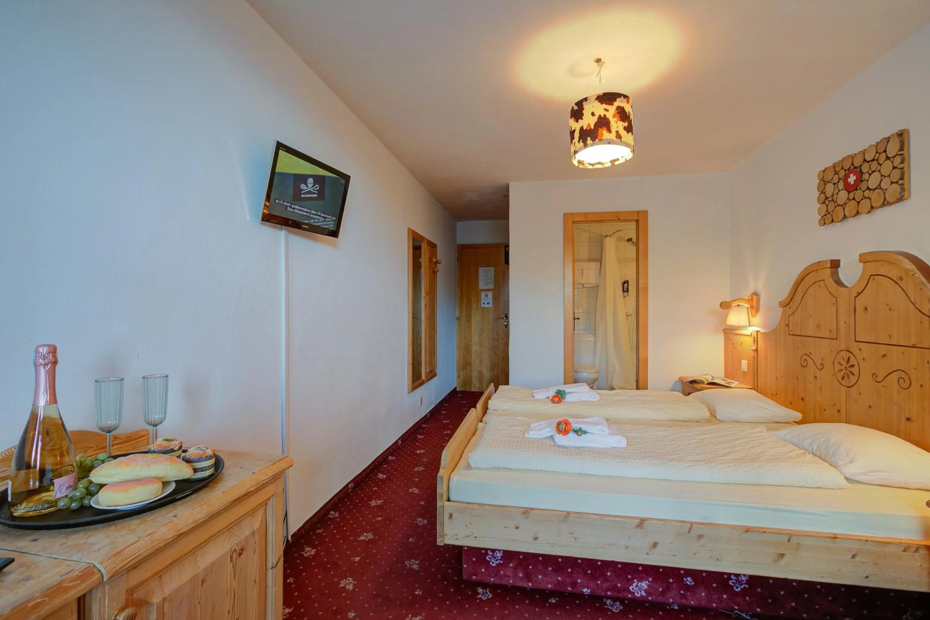 Bed in Hotel Relais Alpin