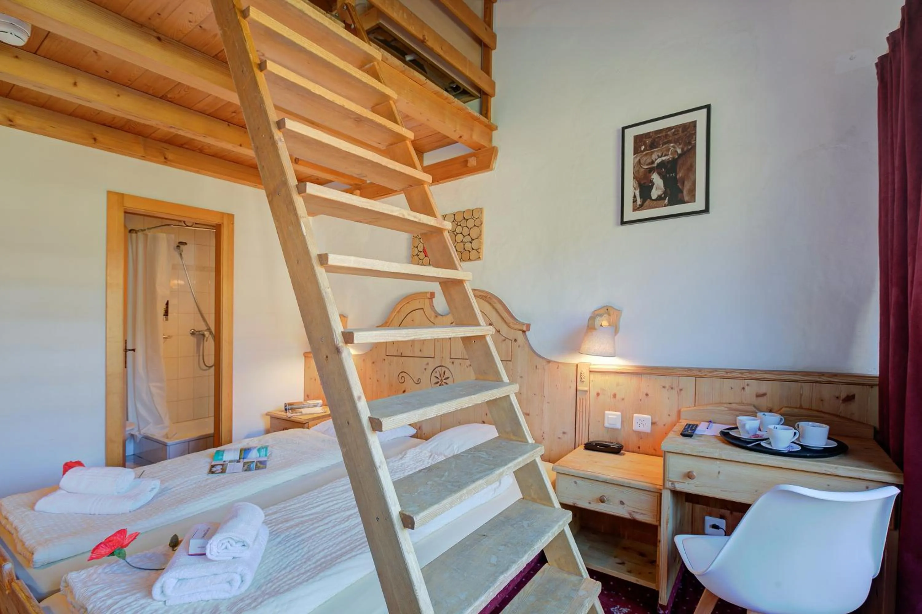 Bed in Hotel Relais Alpin