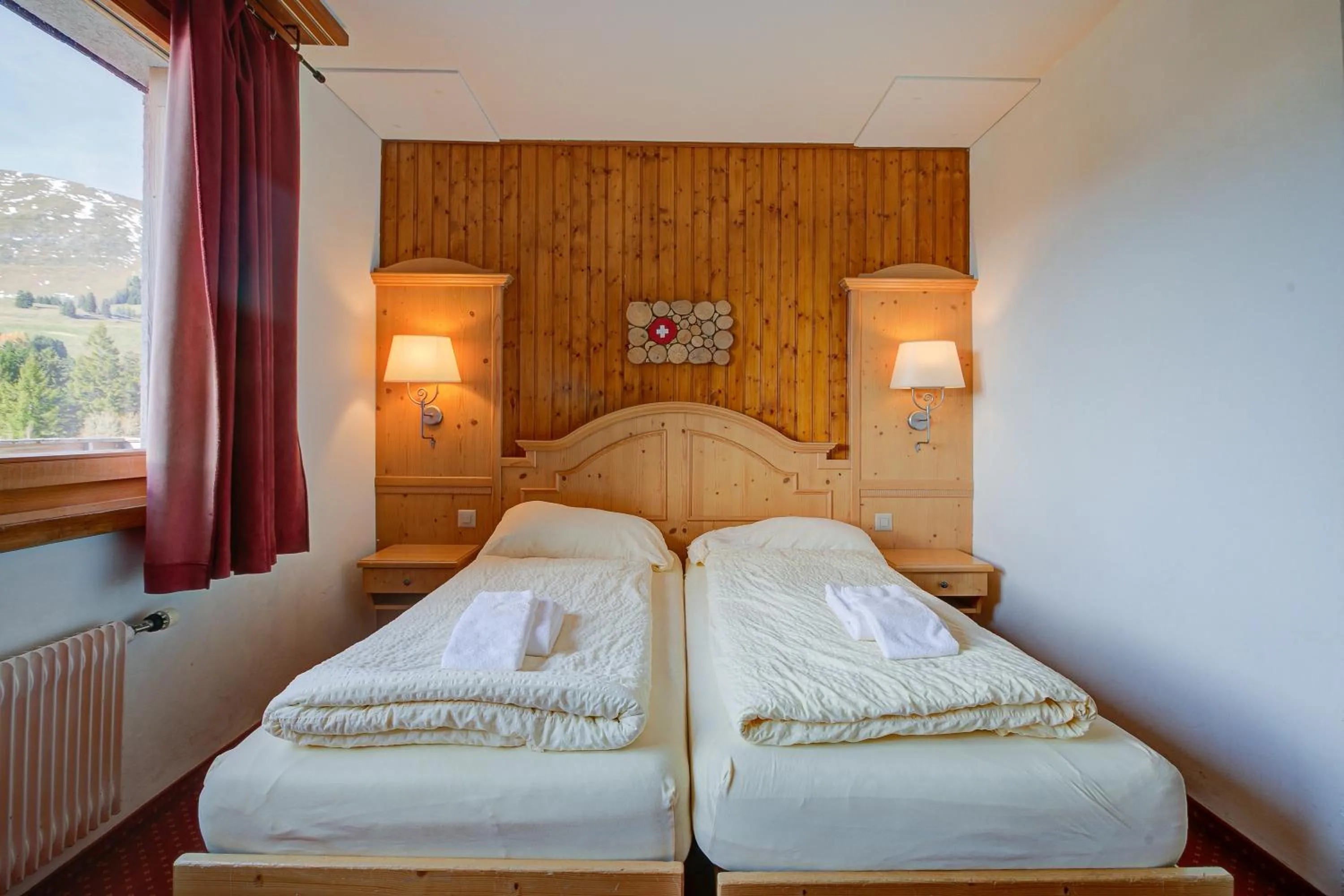 Bed in Hotel Relais Alpin