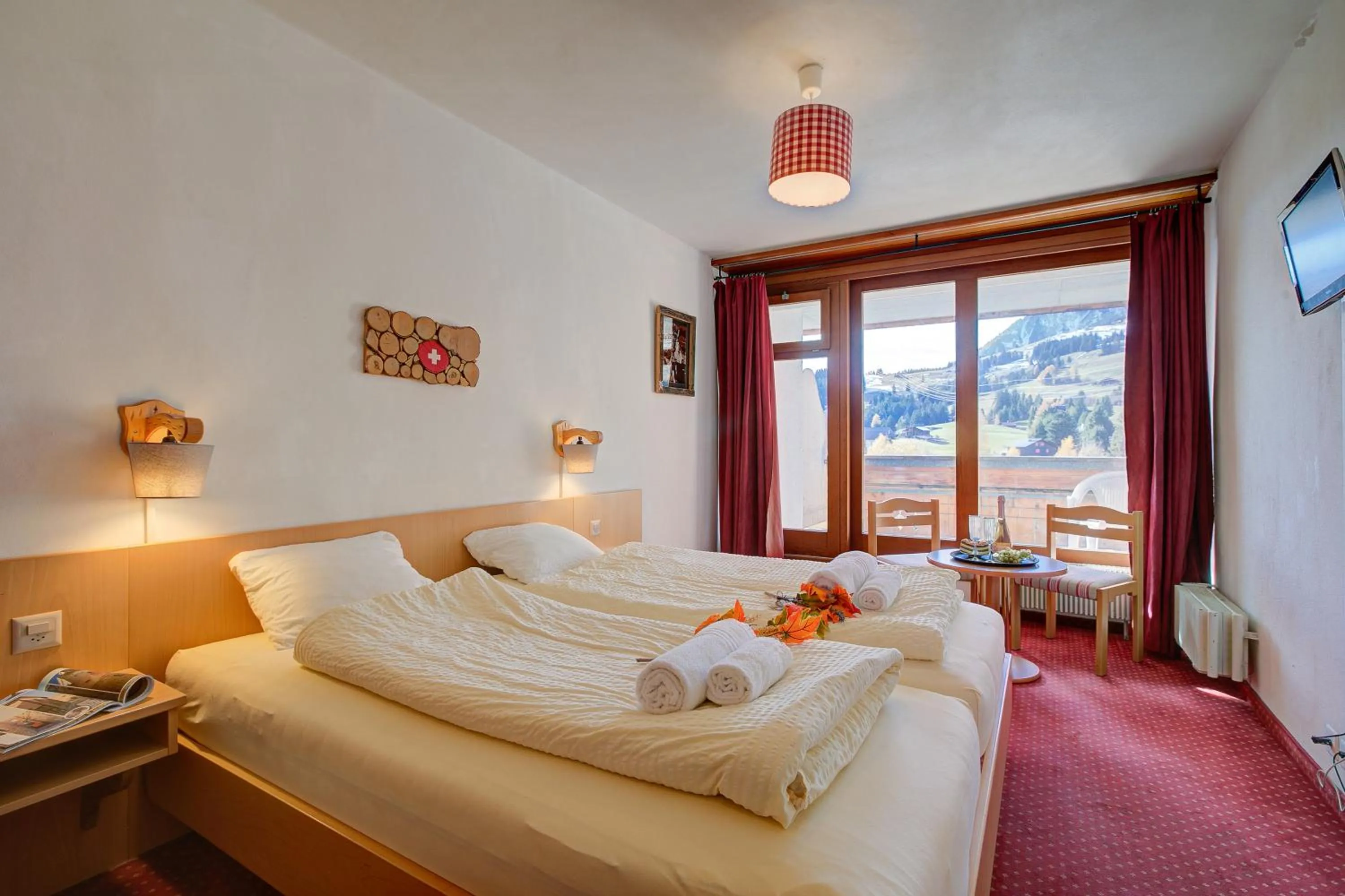 Bed in Hotel Relais Alpin