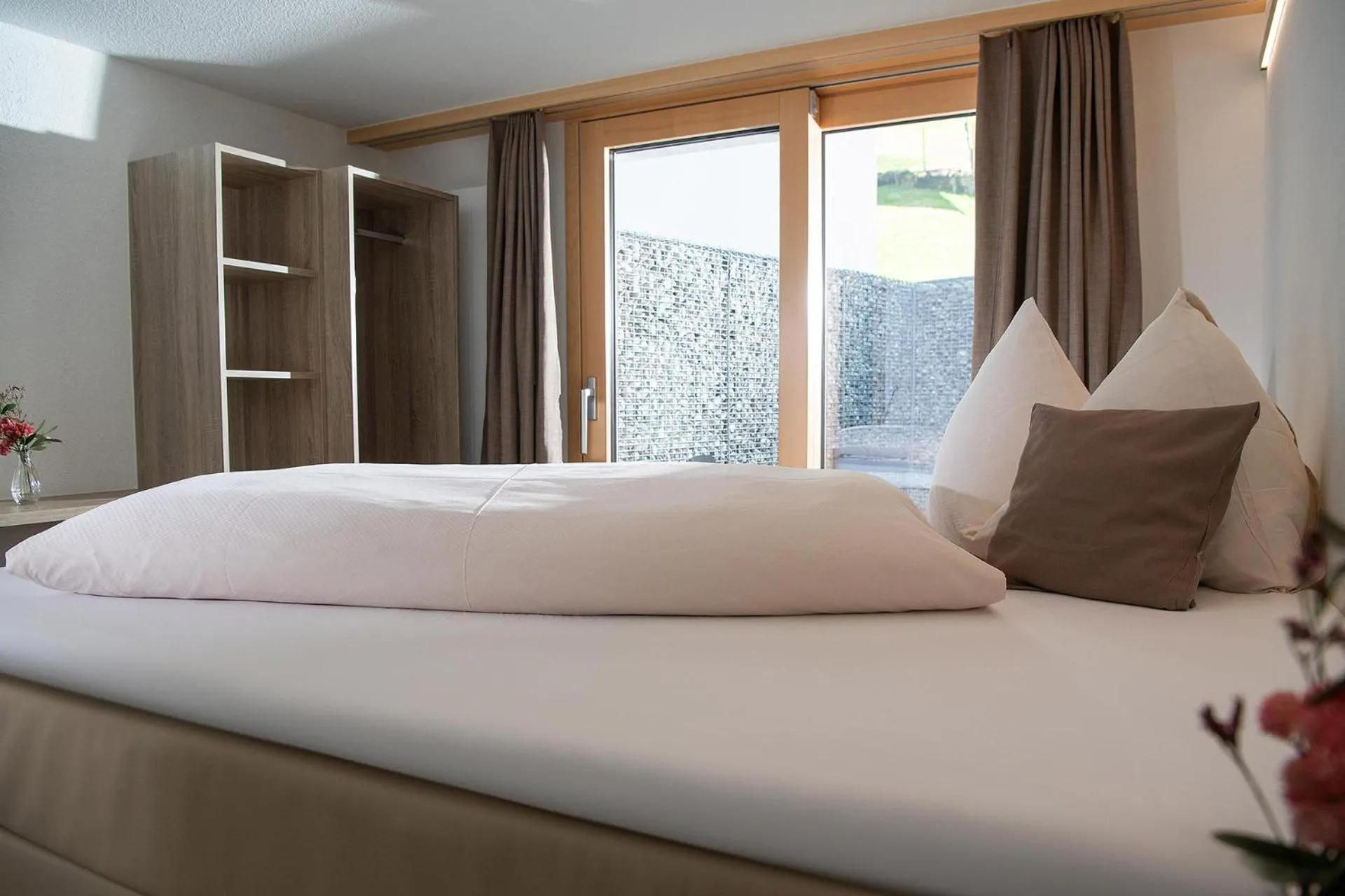 Bed in Hotel Silberhorn