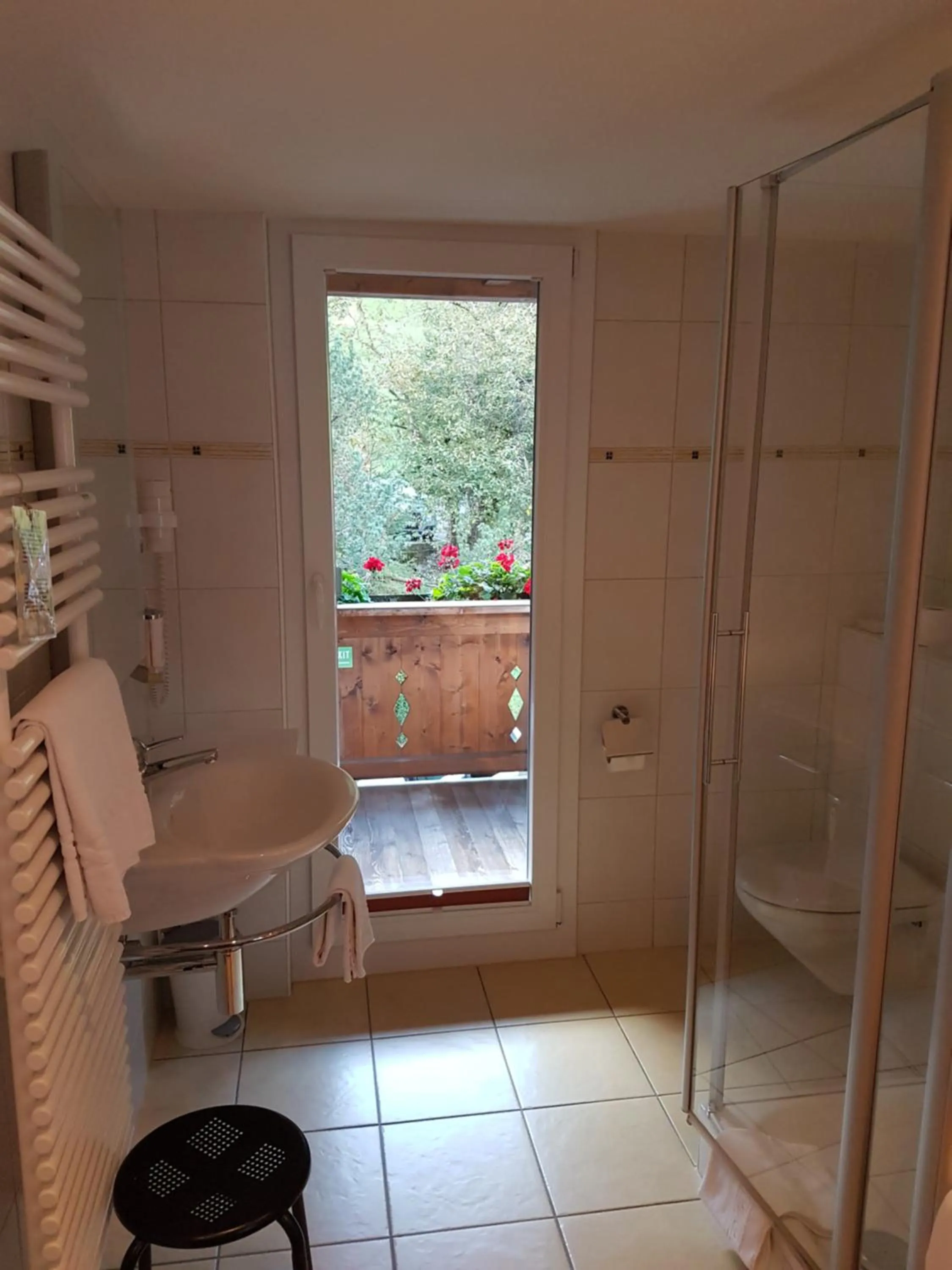 Bathroom in Hotel Silberhorn