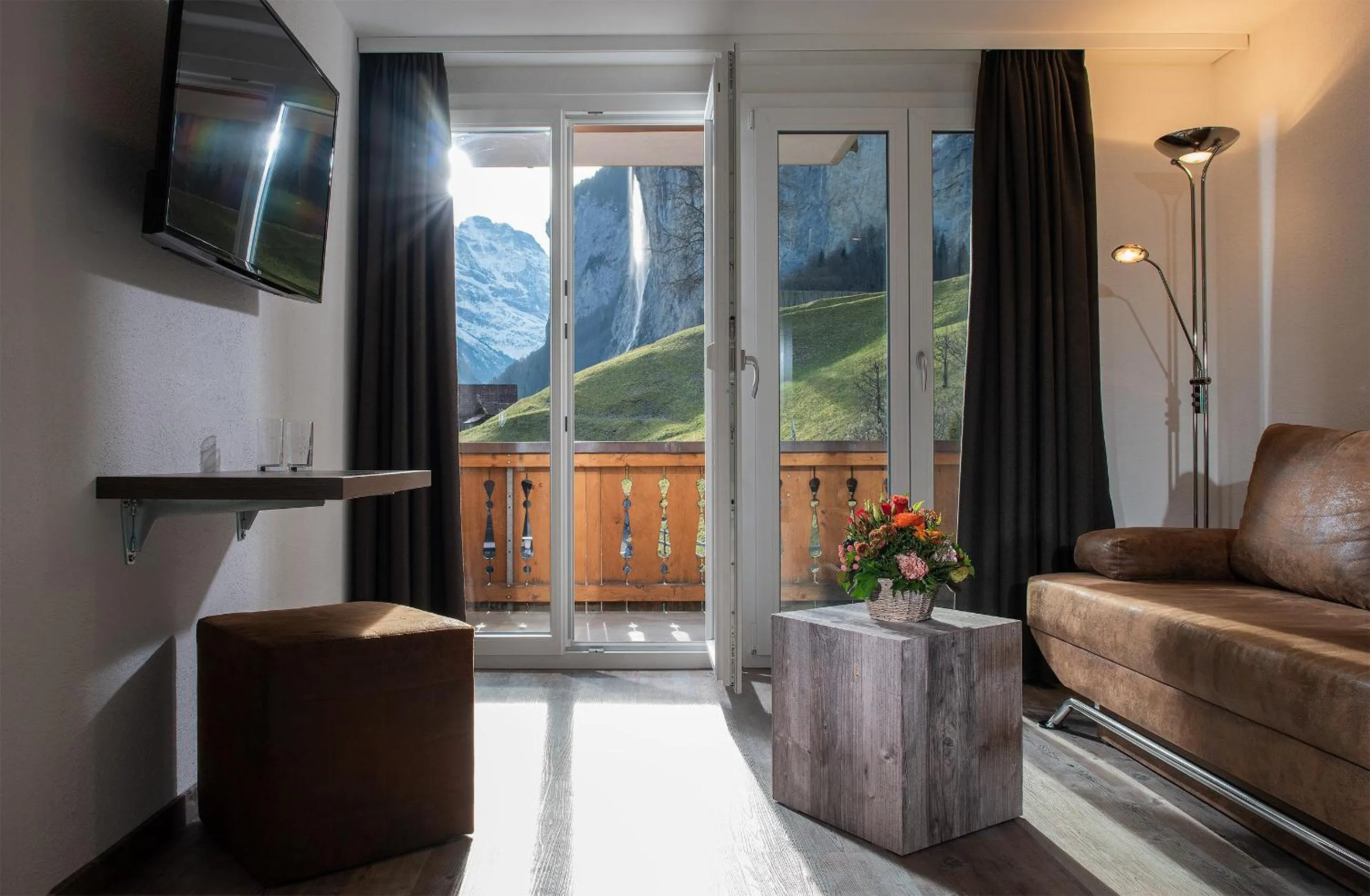 Mountain view in Hotel Silberhorn