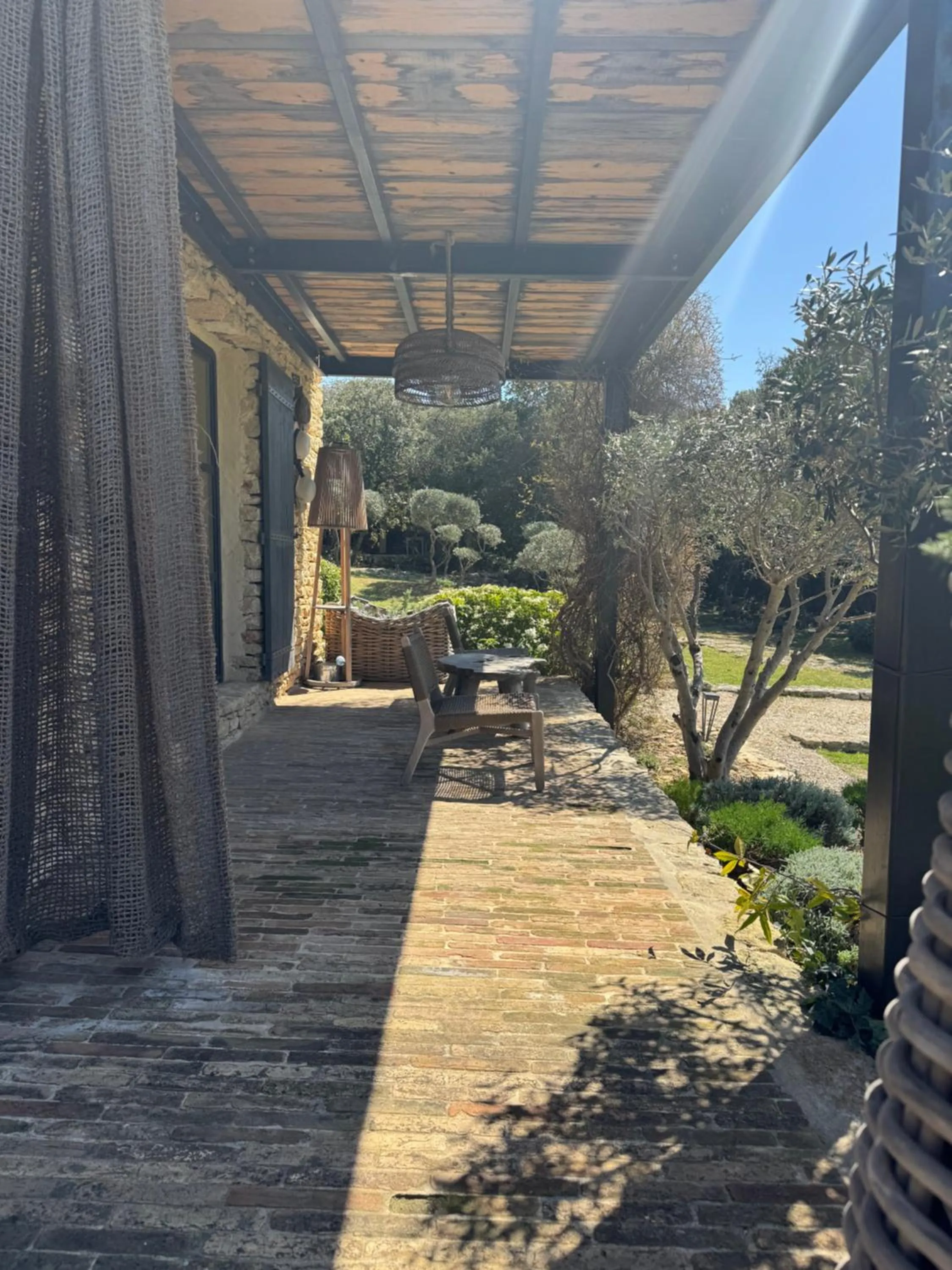 Patio in Le Mas de Béthel