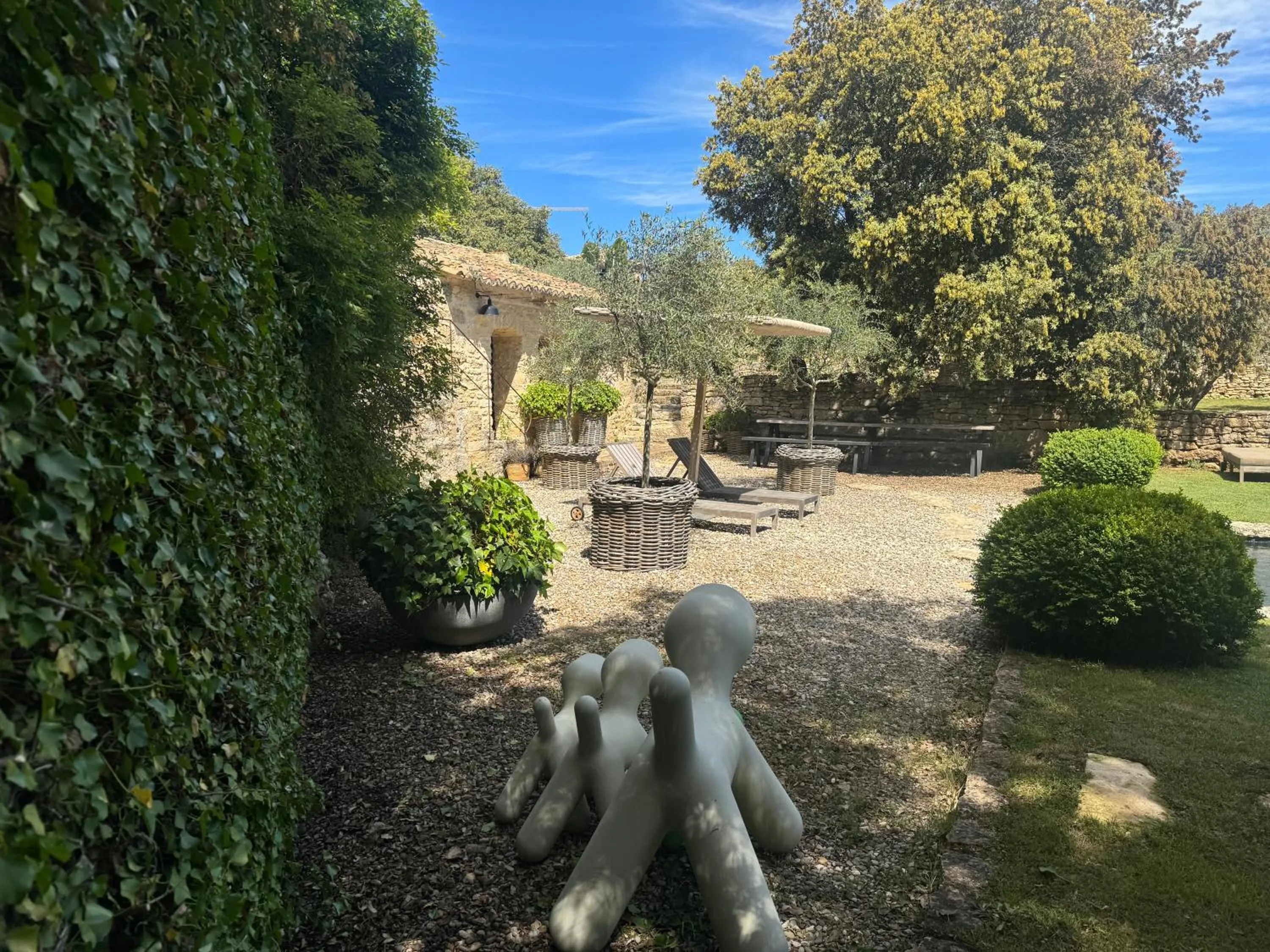 Garden in Le Mas de Béthel