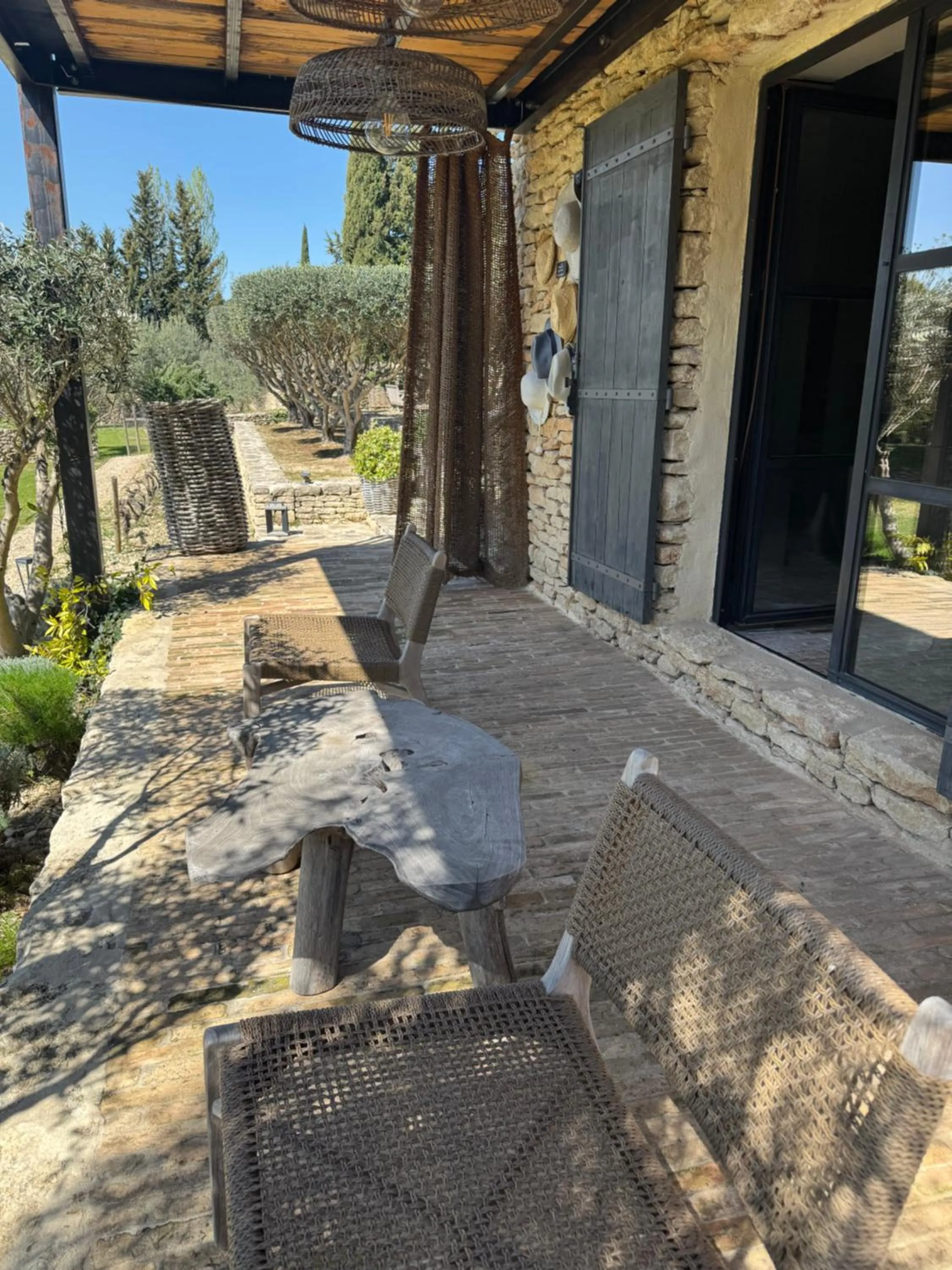 Patio in Le Mas de Béthel