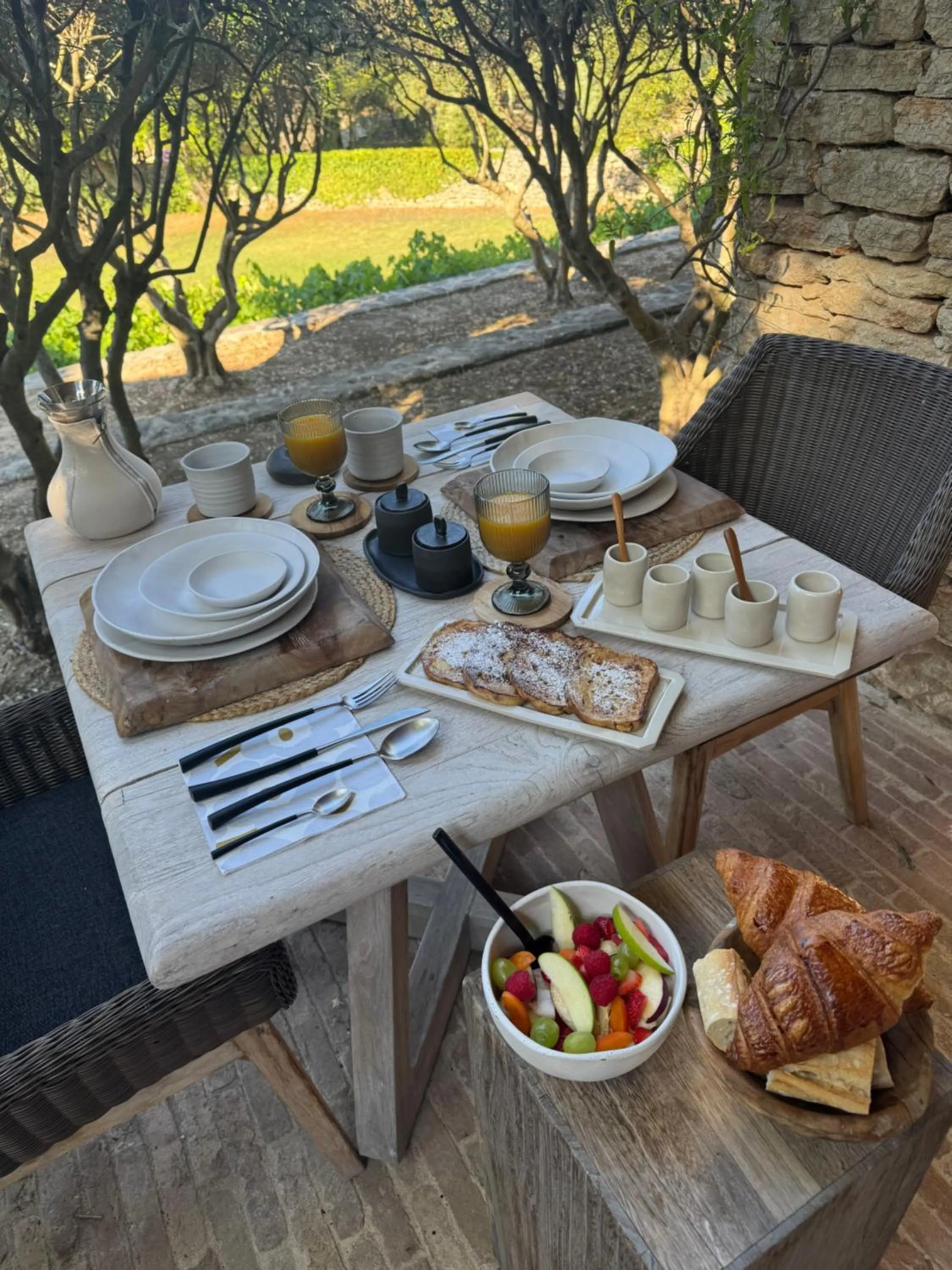 Garden in Le Mas de Béthel