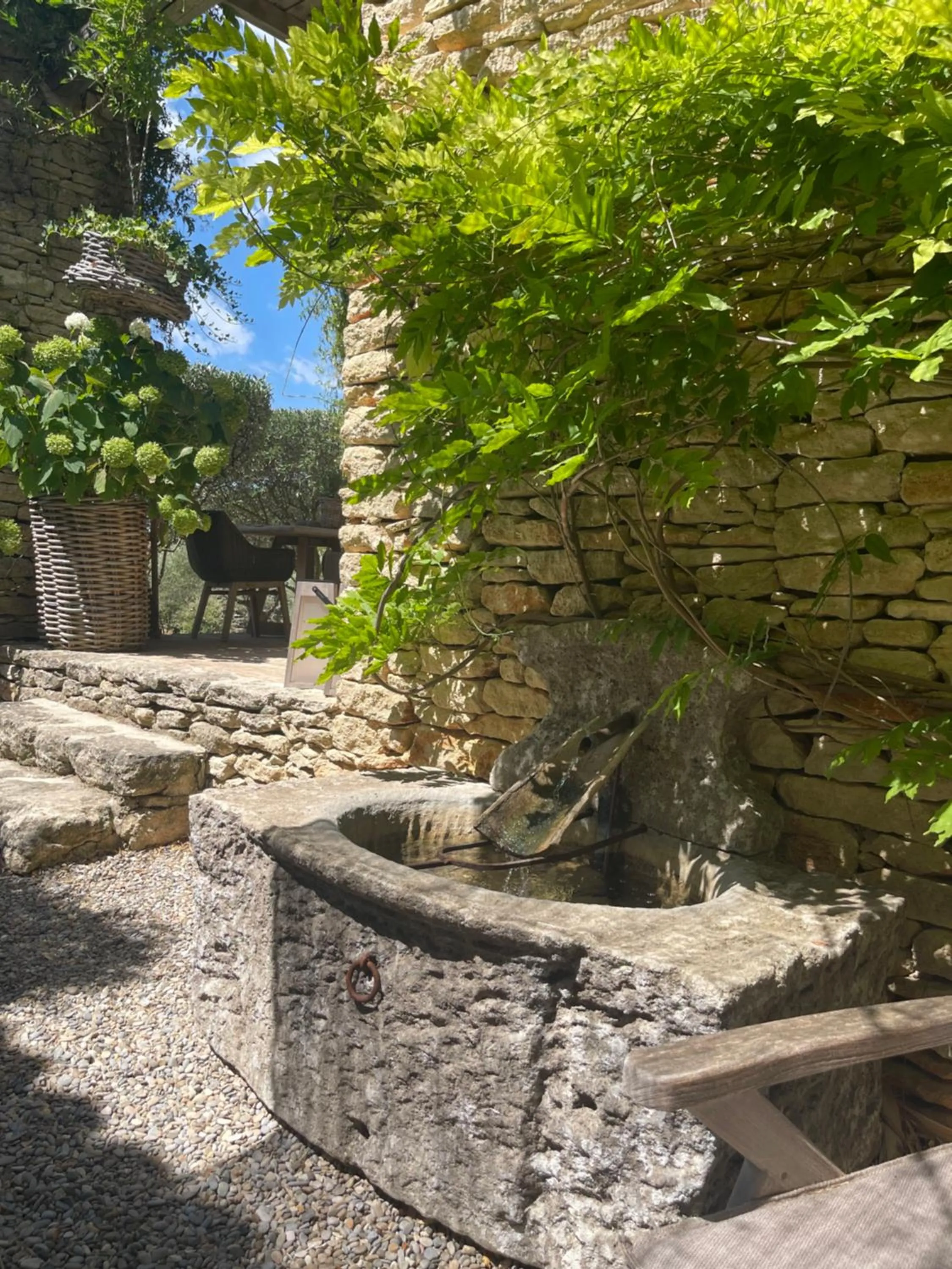 Patio in Le Mas de Béthel