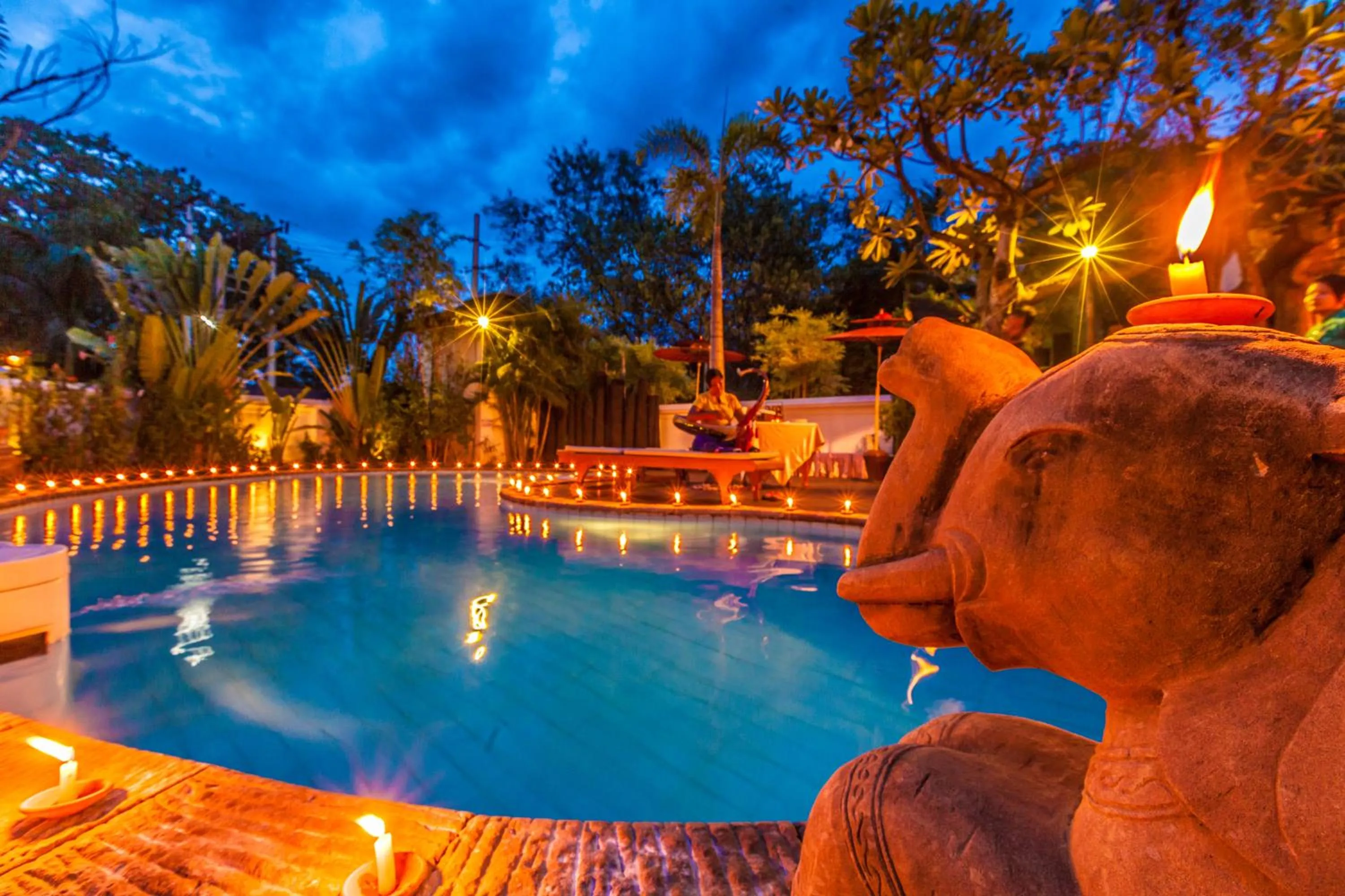 Pool view in The Hotel by the Red Canal