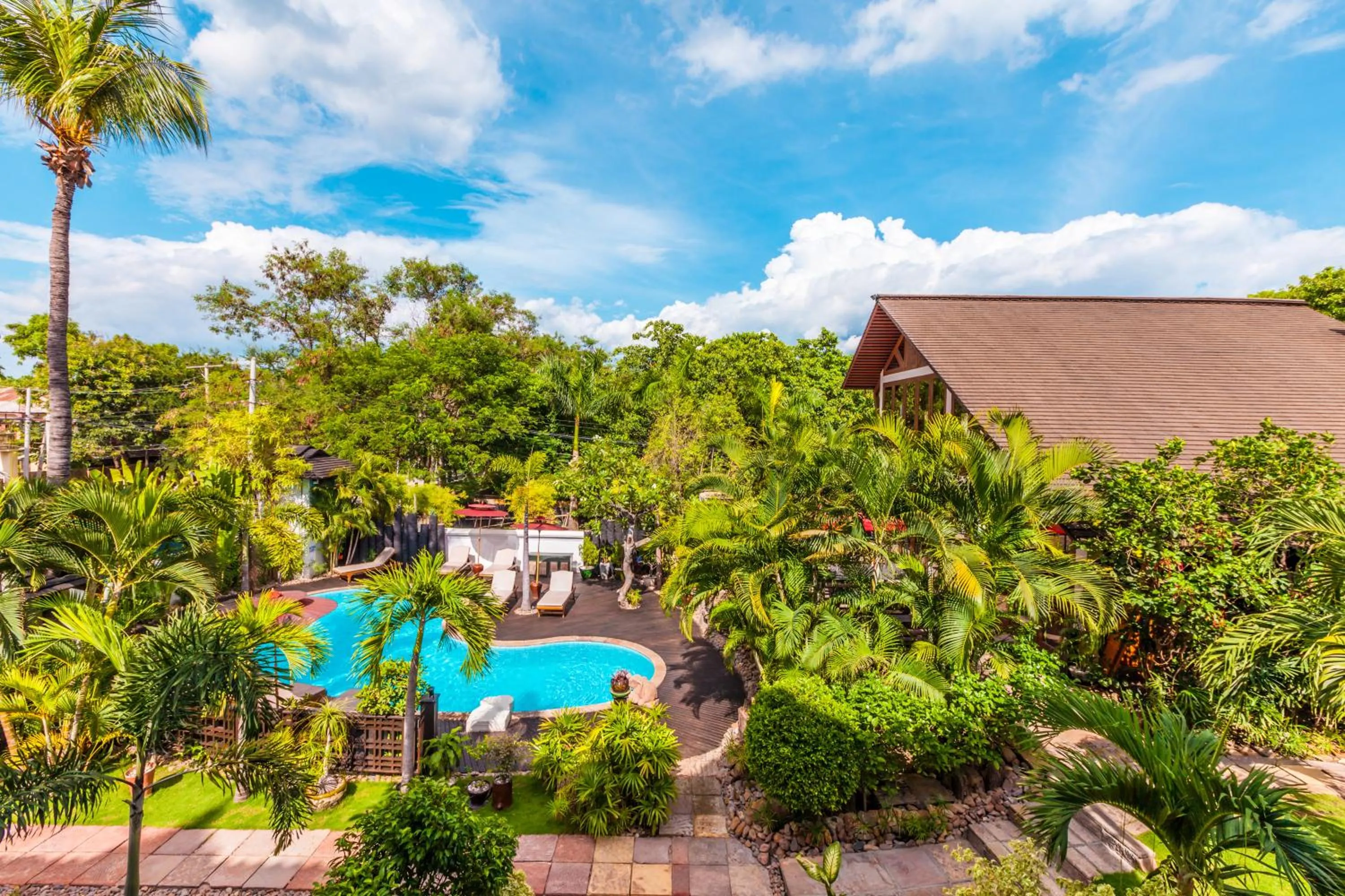 Garden view in The Hotel by the Red Canal