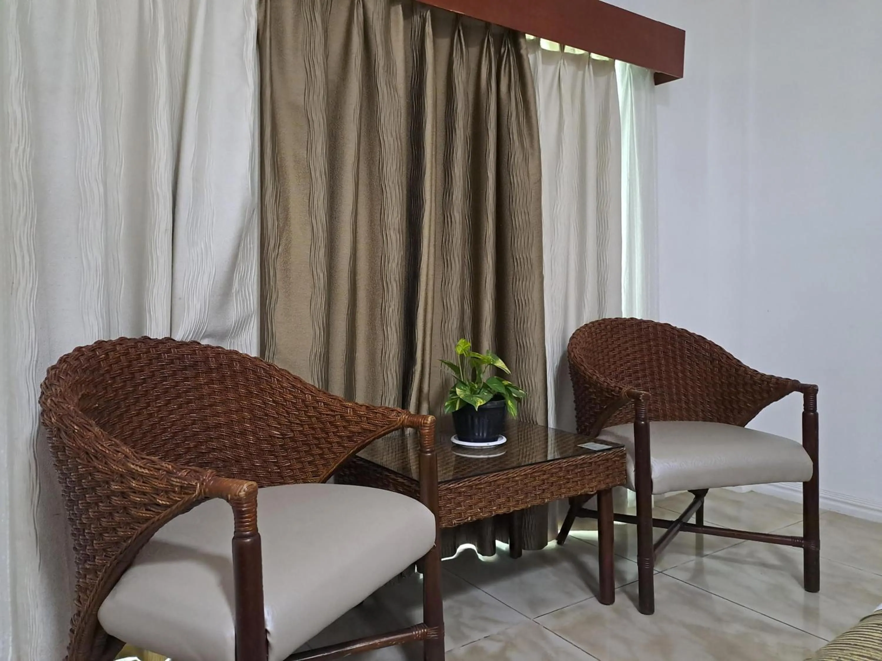 Seating area in Wild Orchid Resort