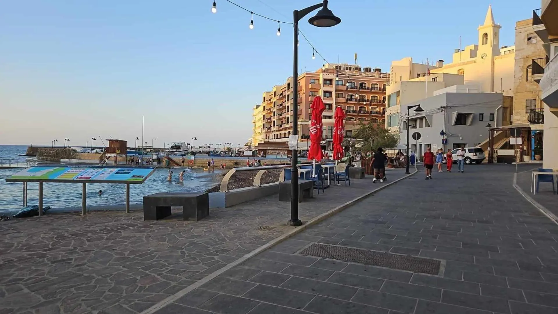 Beach in La Playa Hotel