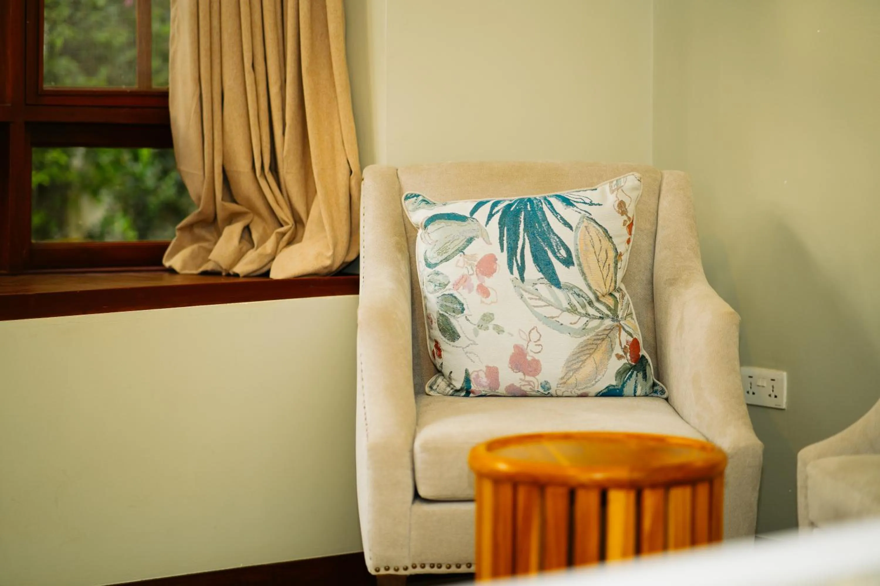 Living room in Arusha Planet Lodge